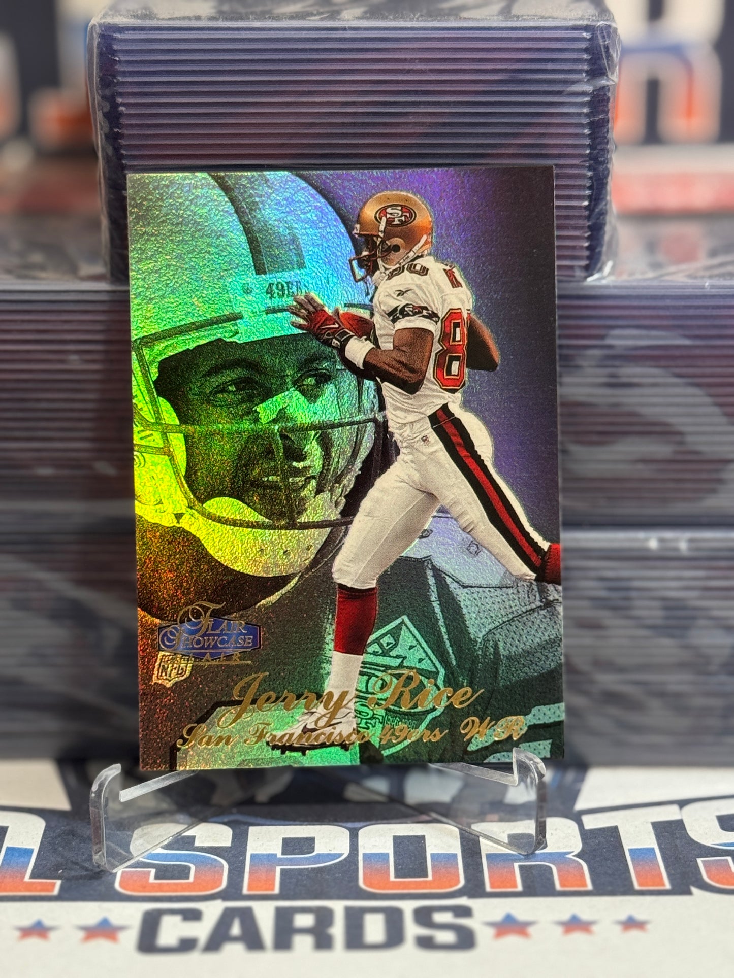 1998 Fleer Flair Showcase Jerry Rice #6