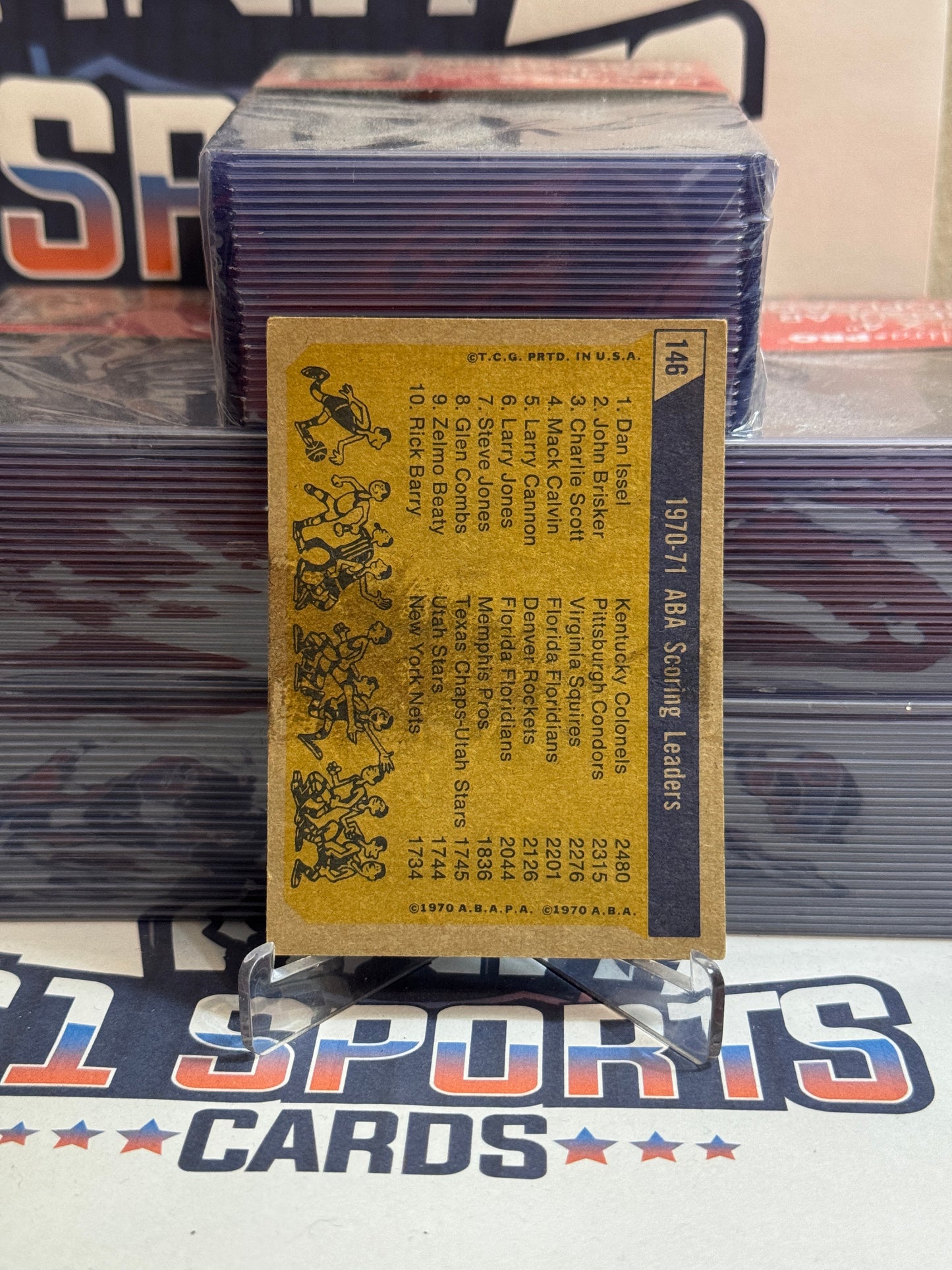 1971 Topps (ABA Scoring Leaders) Dan Issel, John Brisker, Charlie Scott #146