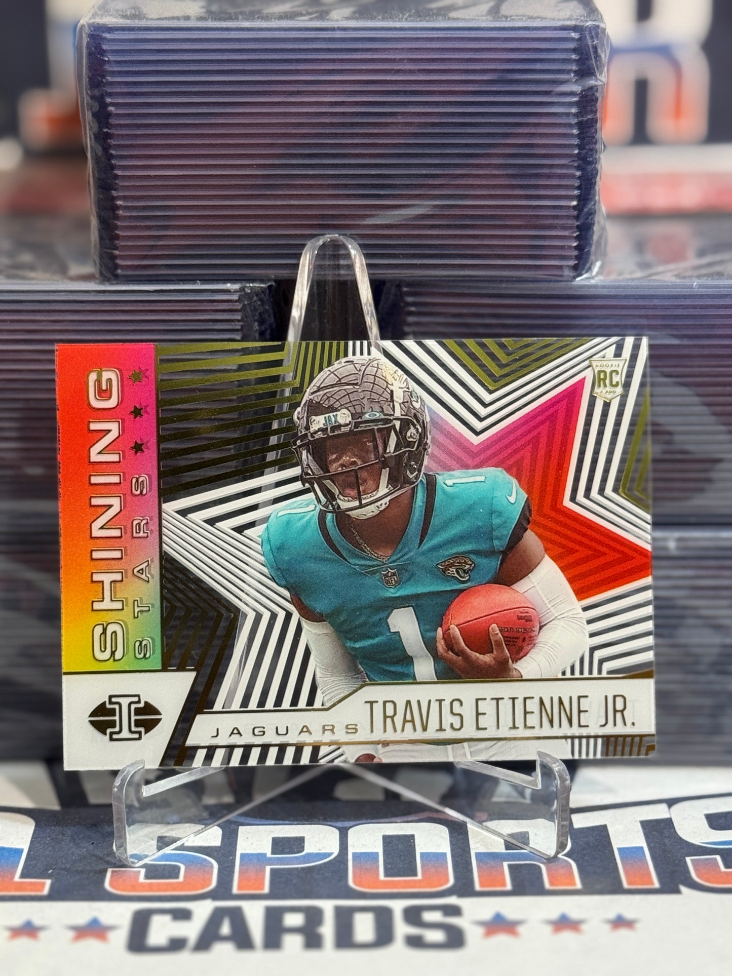 2021 Panini Absolute (Shining Stars) Travis Etienne Jr. Rookie #SS-20