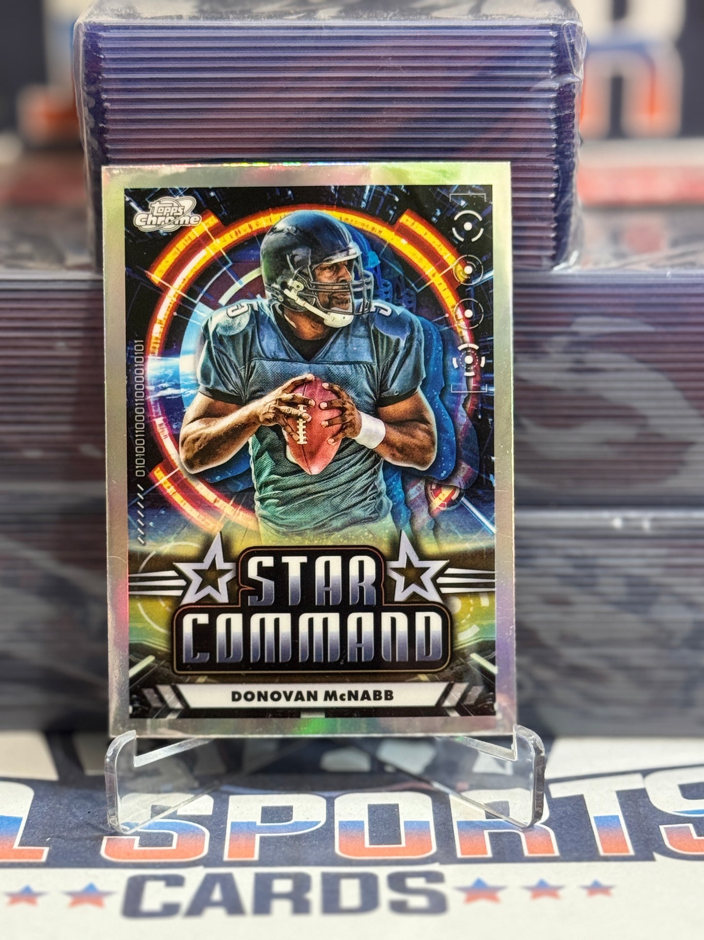 2024 Topps Cosmic Chrome (Refractor, Star Command) Donovan McNabb #SC-21