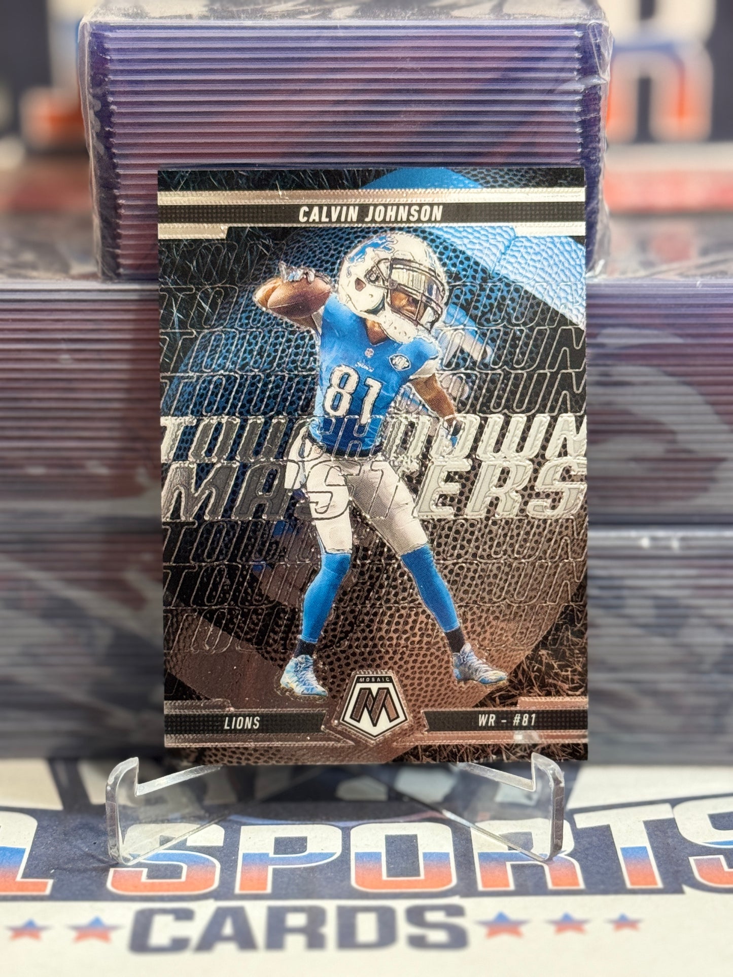 2025 Panini Mosaic (Touchdown Masters) Calvin Johnson #16
