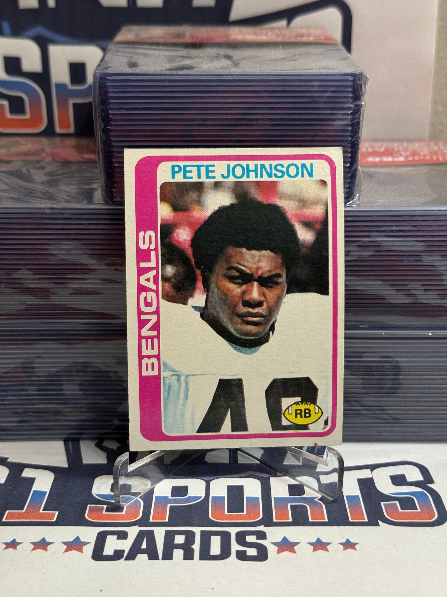 1975 Topps Pete Johnson Rookie #434