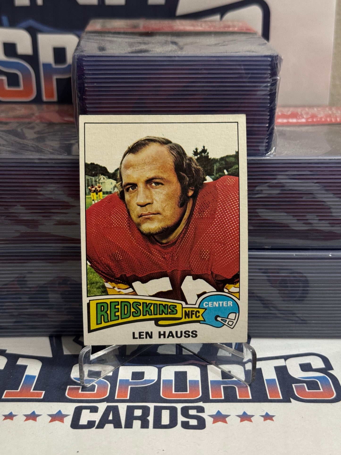 1975 Topps Len Hauss #134