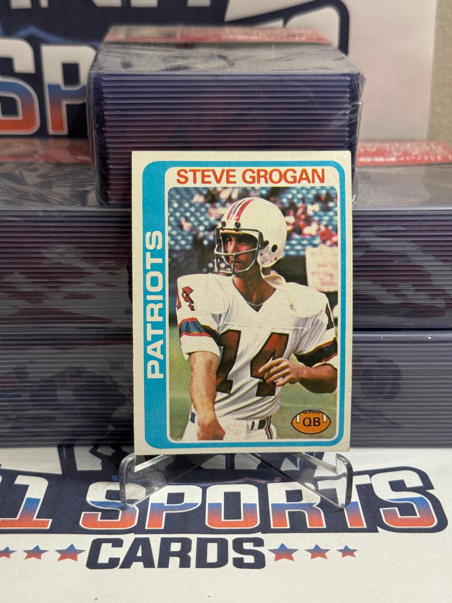 1978 Topps Steve Grogan #485