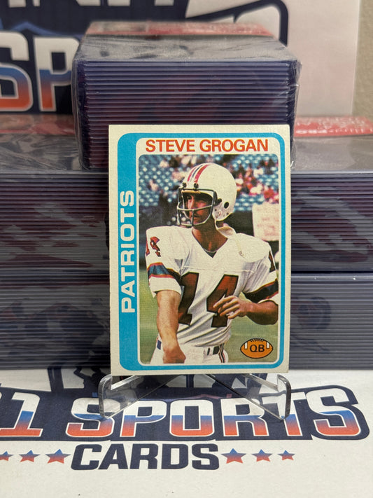 1978 Topps Steve Grogan #485