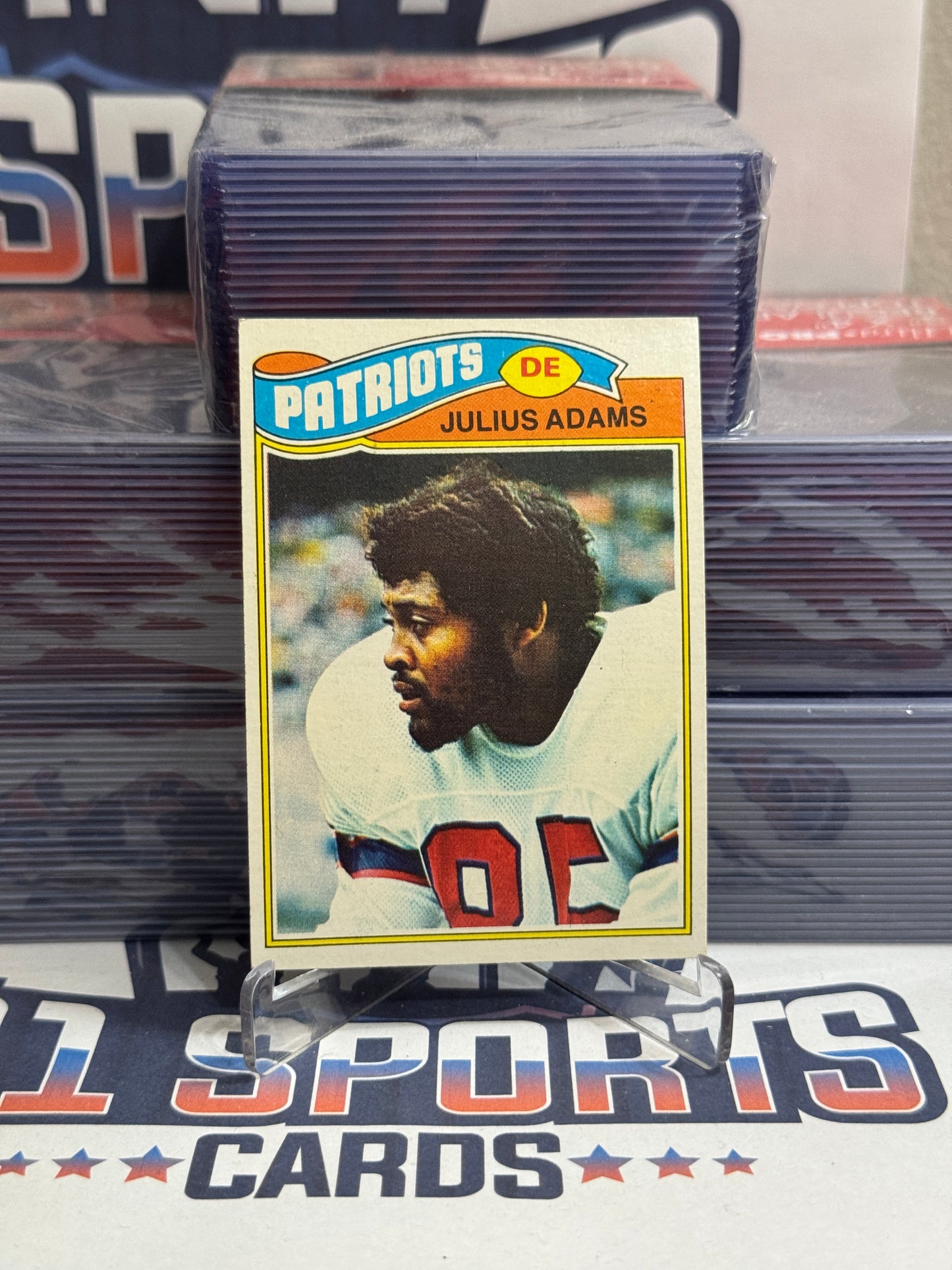 1977 Topps Julius Adams #138