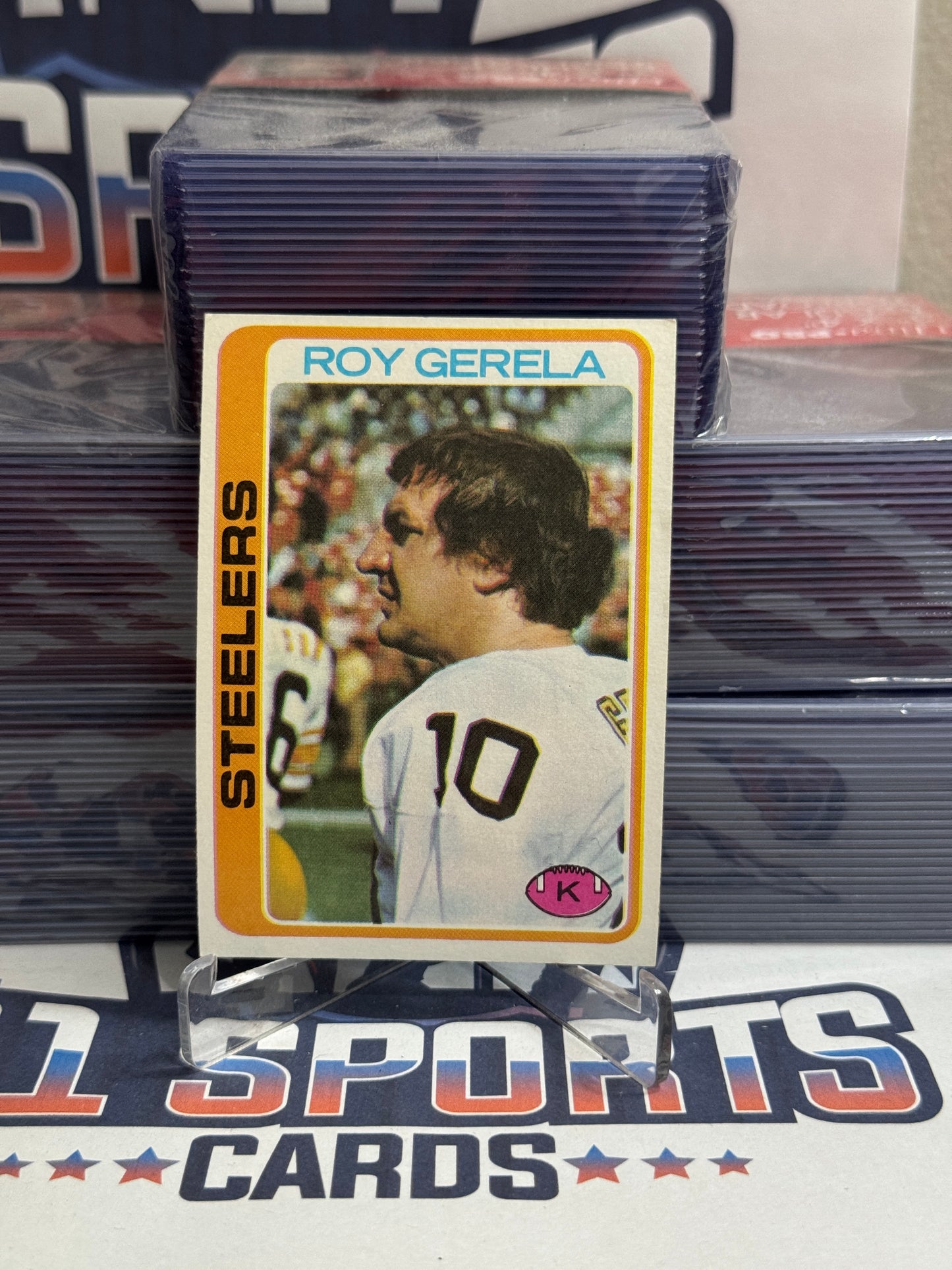 1978 Topps (Dwight White Back Error) Roy Gerela #195