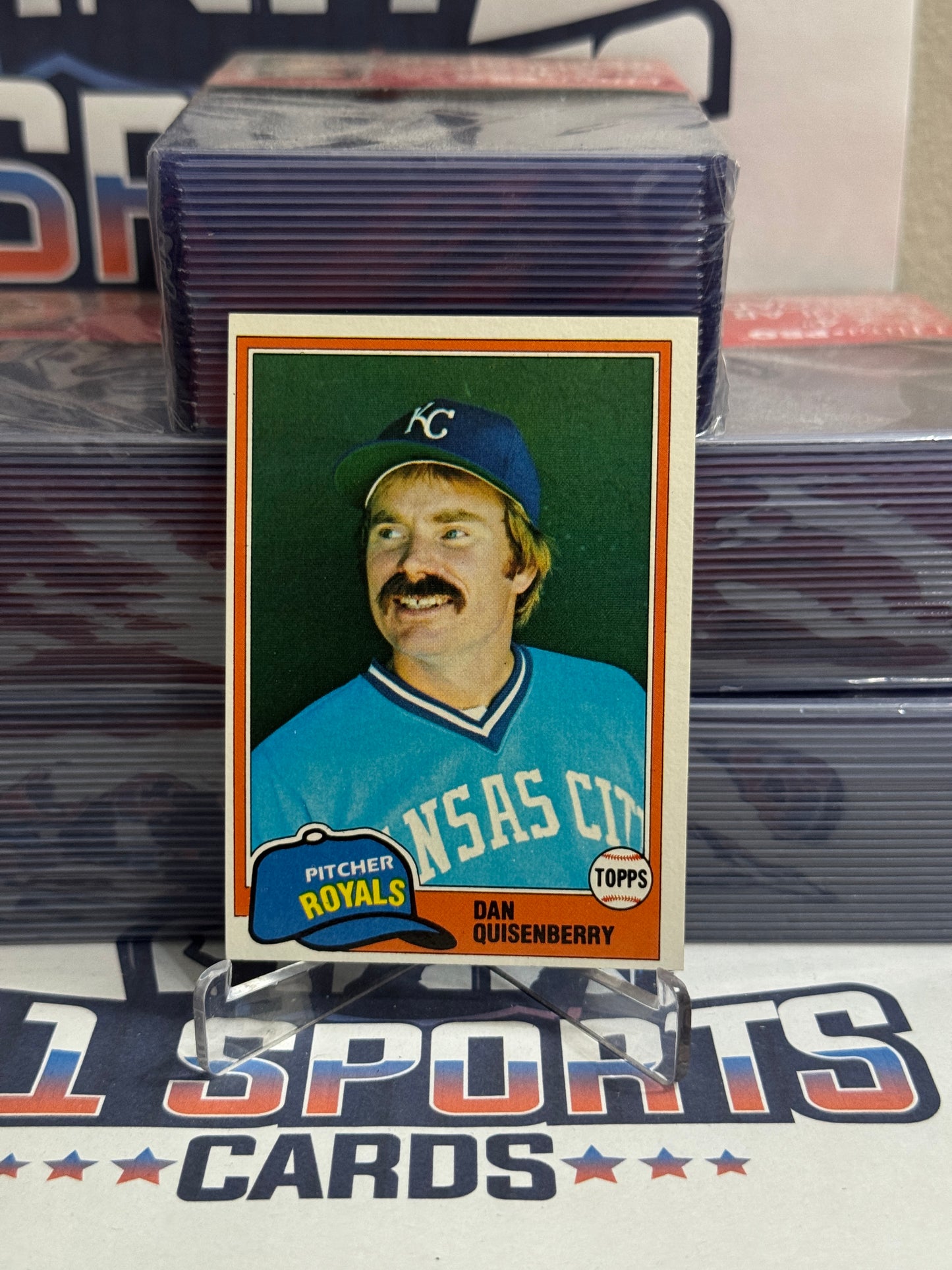1981 Topps (2nd Year) Dan Quisenberry #493
