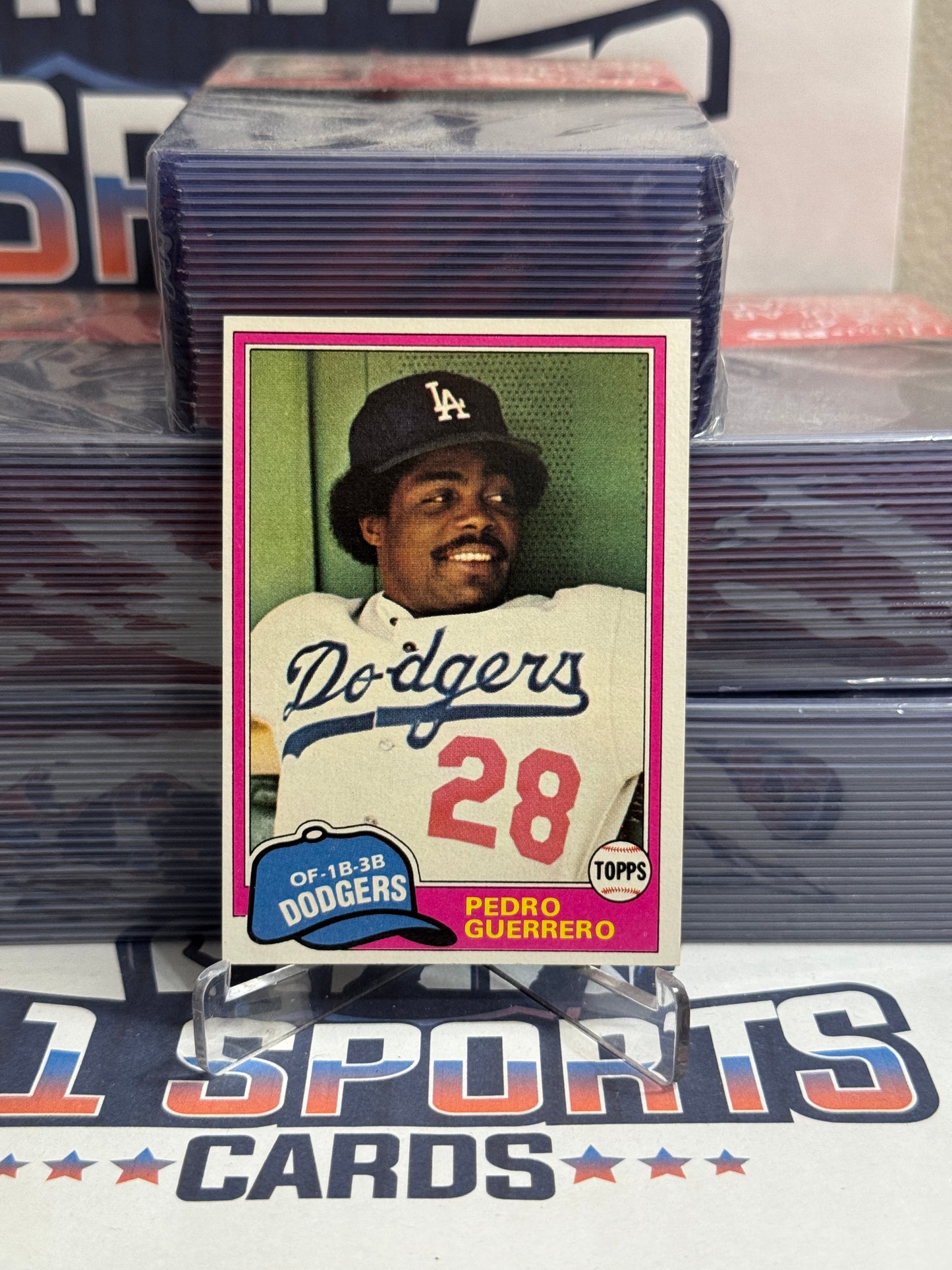 1981 Topps (2nd Year) Pedro Guerrero #651