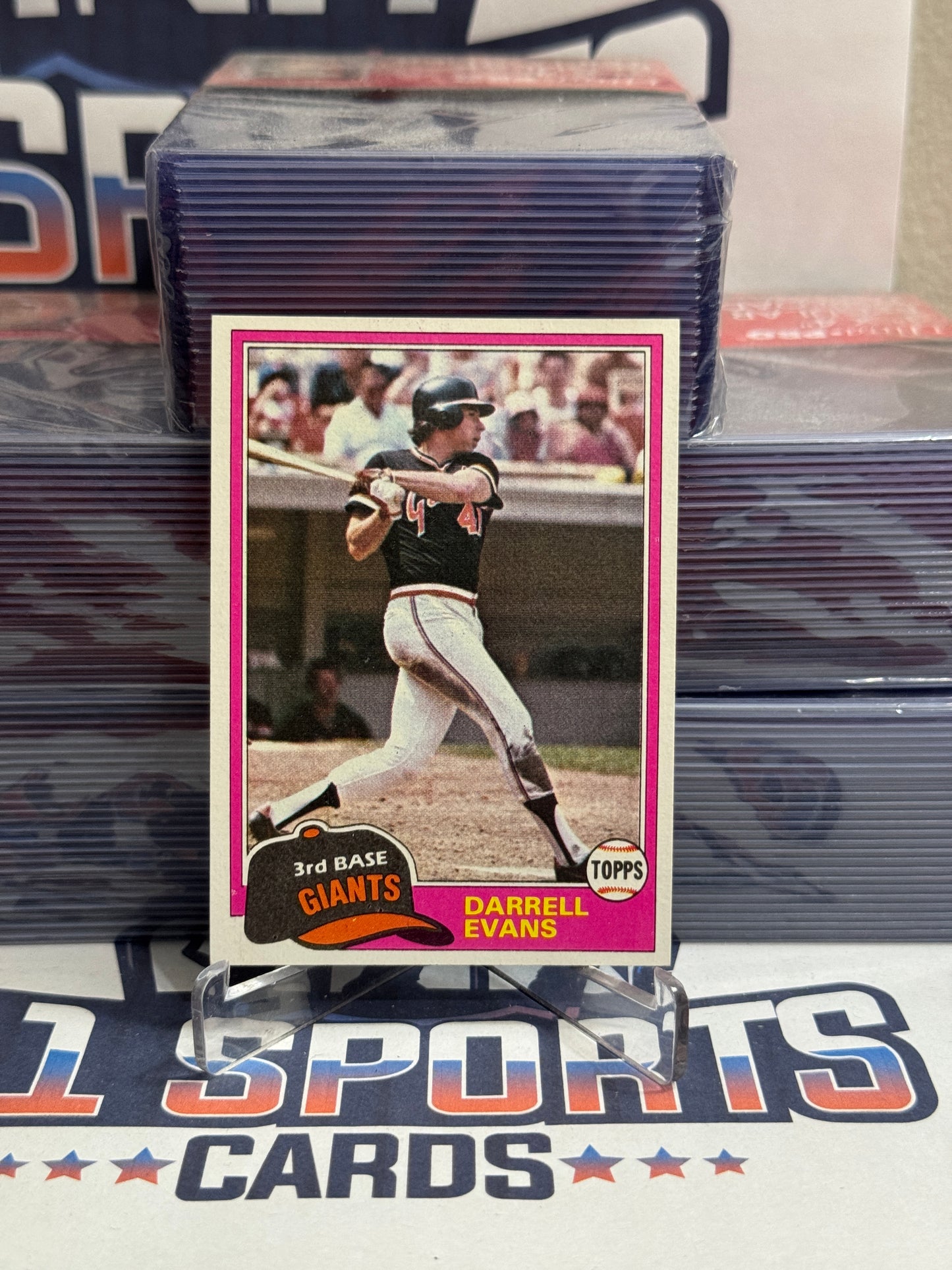 1981 Topps Darrell Evans #648