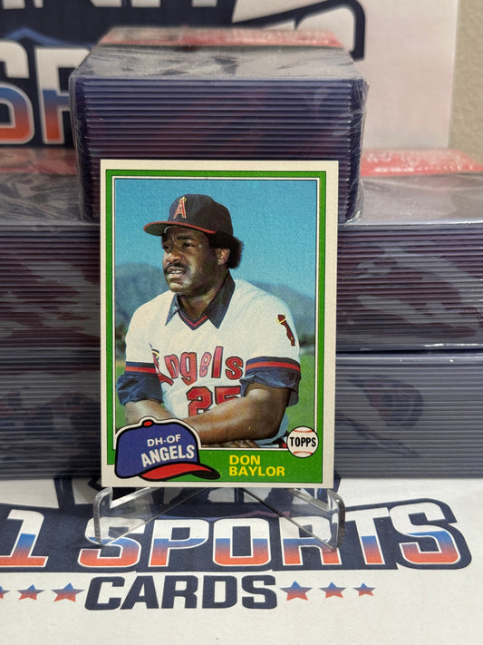 1981 Topps Don Baylor #580