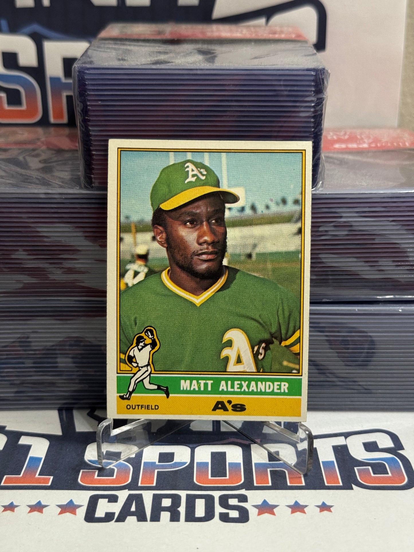 1976 Topps Matt Alexander Rookie #382