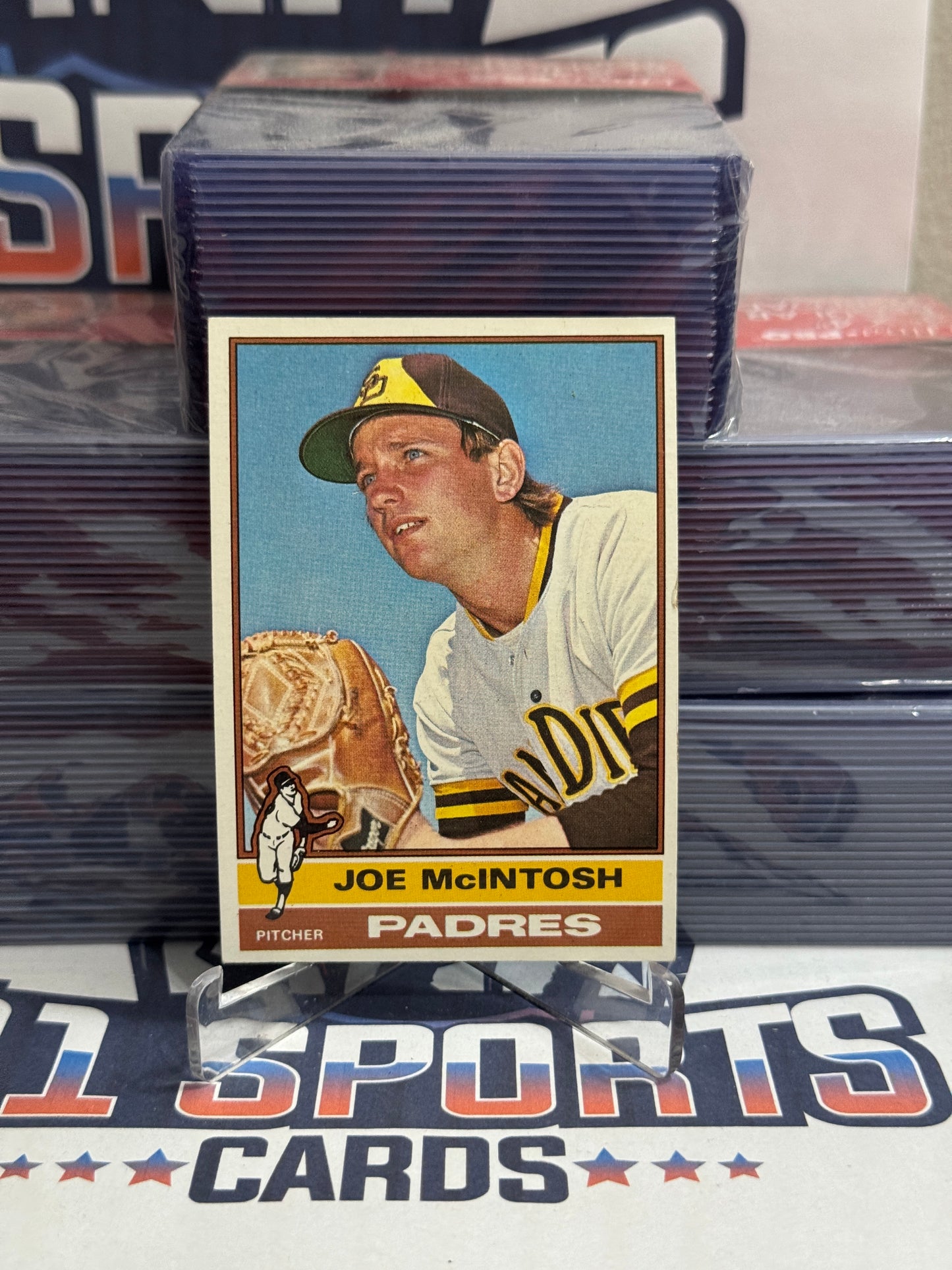 1976 Topps Joe McIntosh Rookie #497