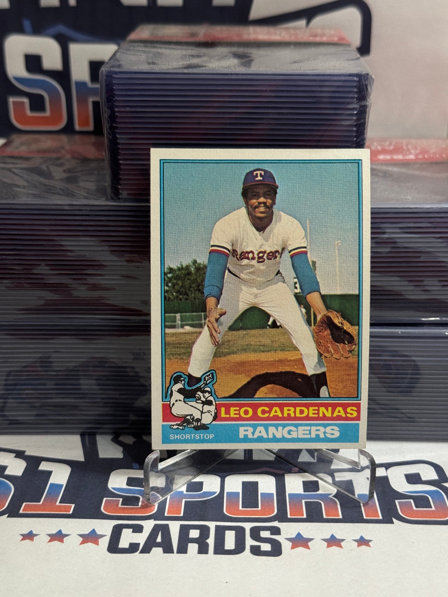 1976 Topps Leo Cardenas #587