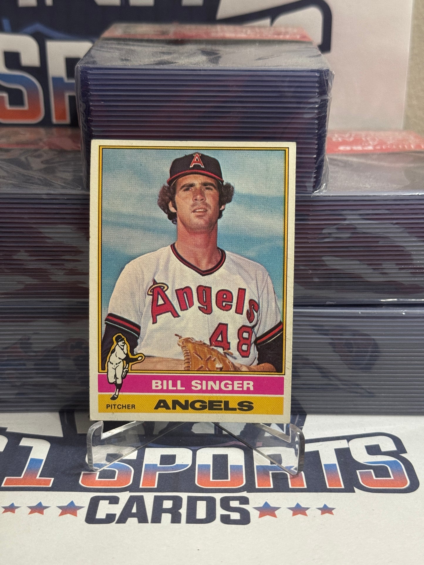 1976 Topps Bill Singer #411