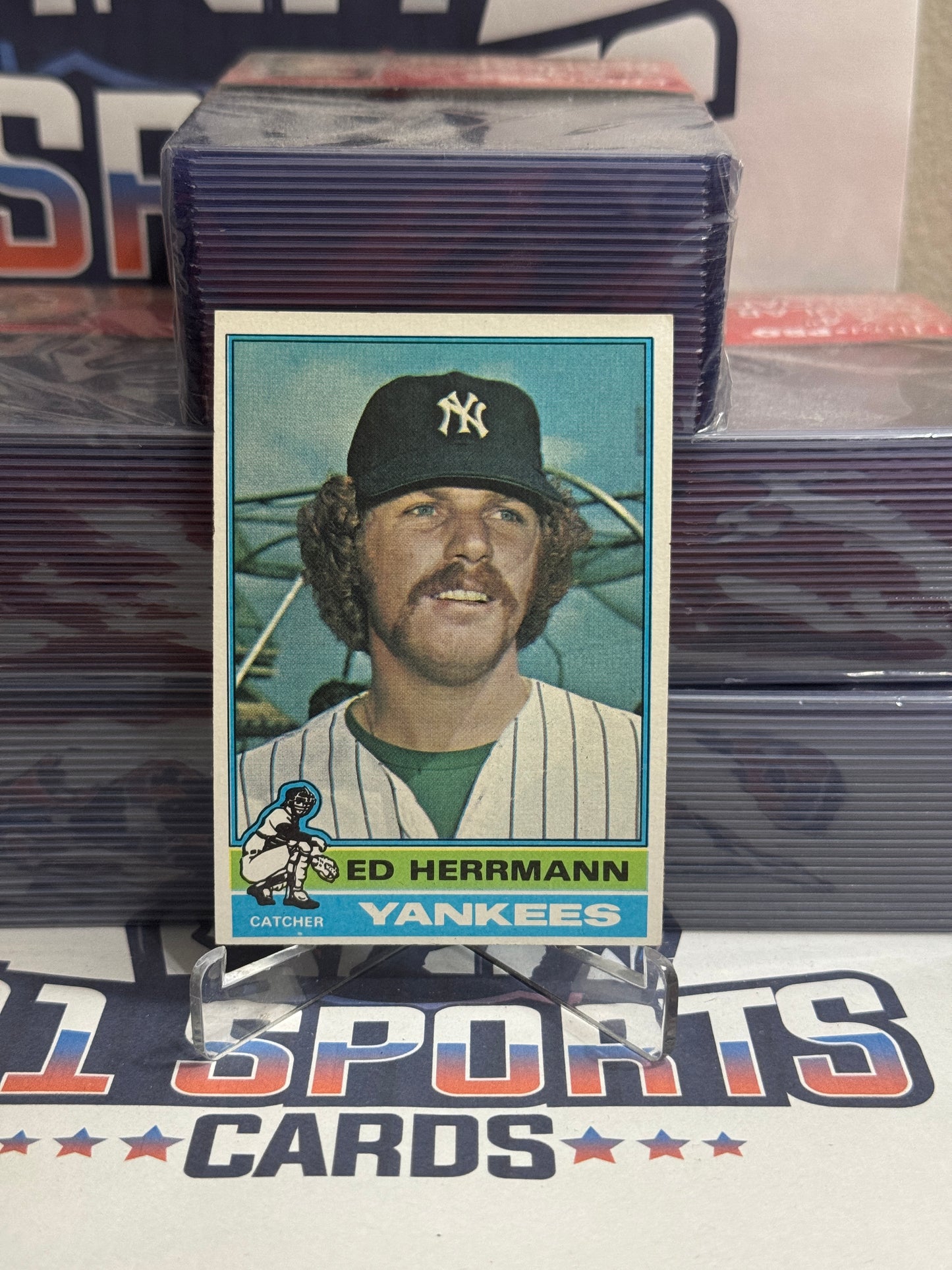 1976 Topps Ed Herrmann #406