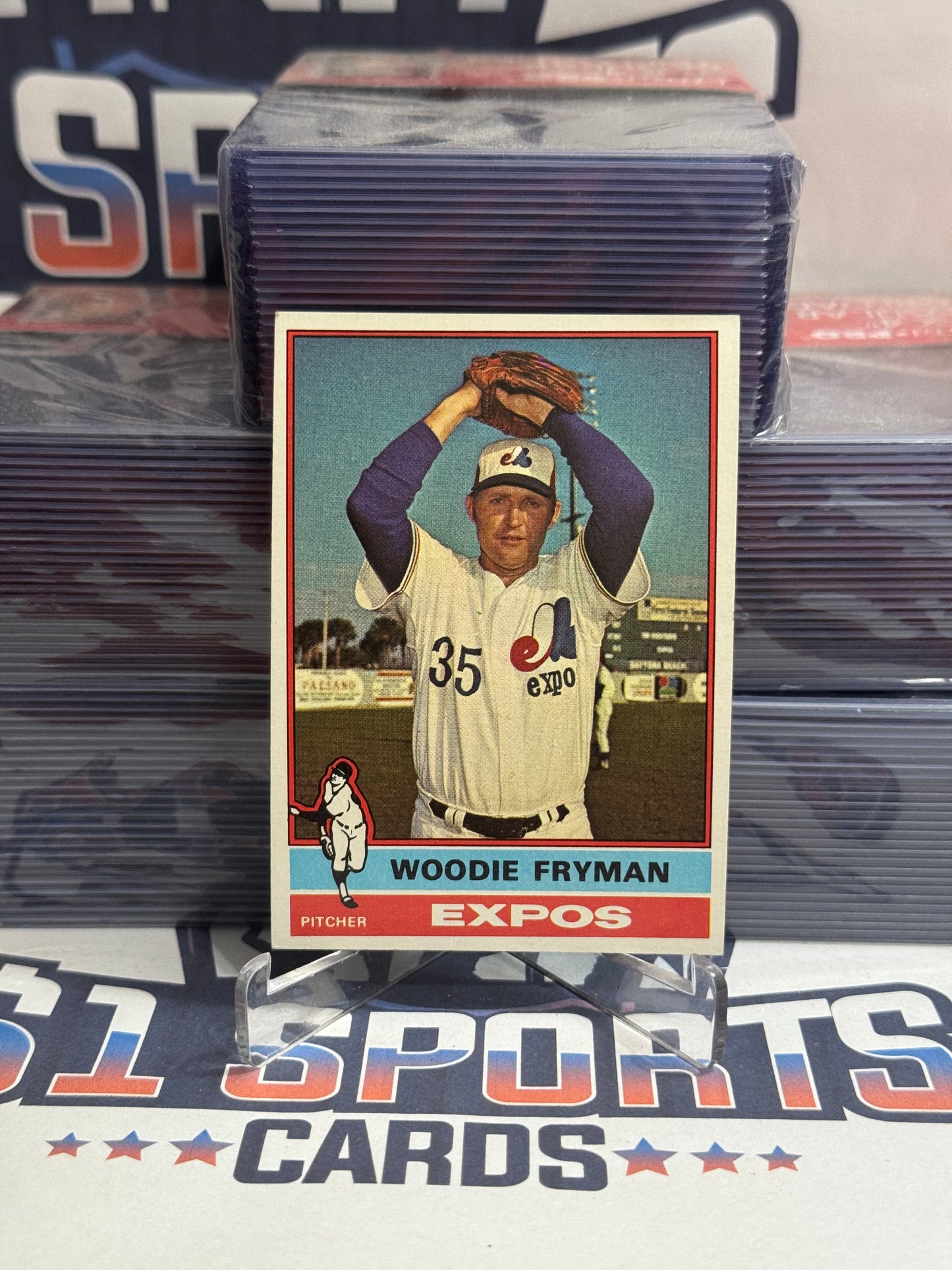 1976 Topps Woodie Fryman #467