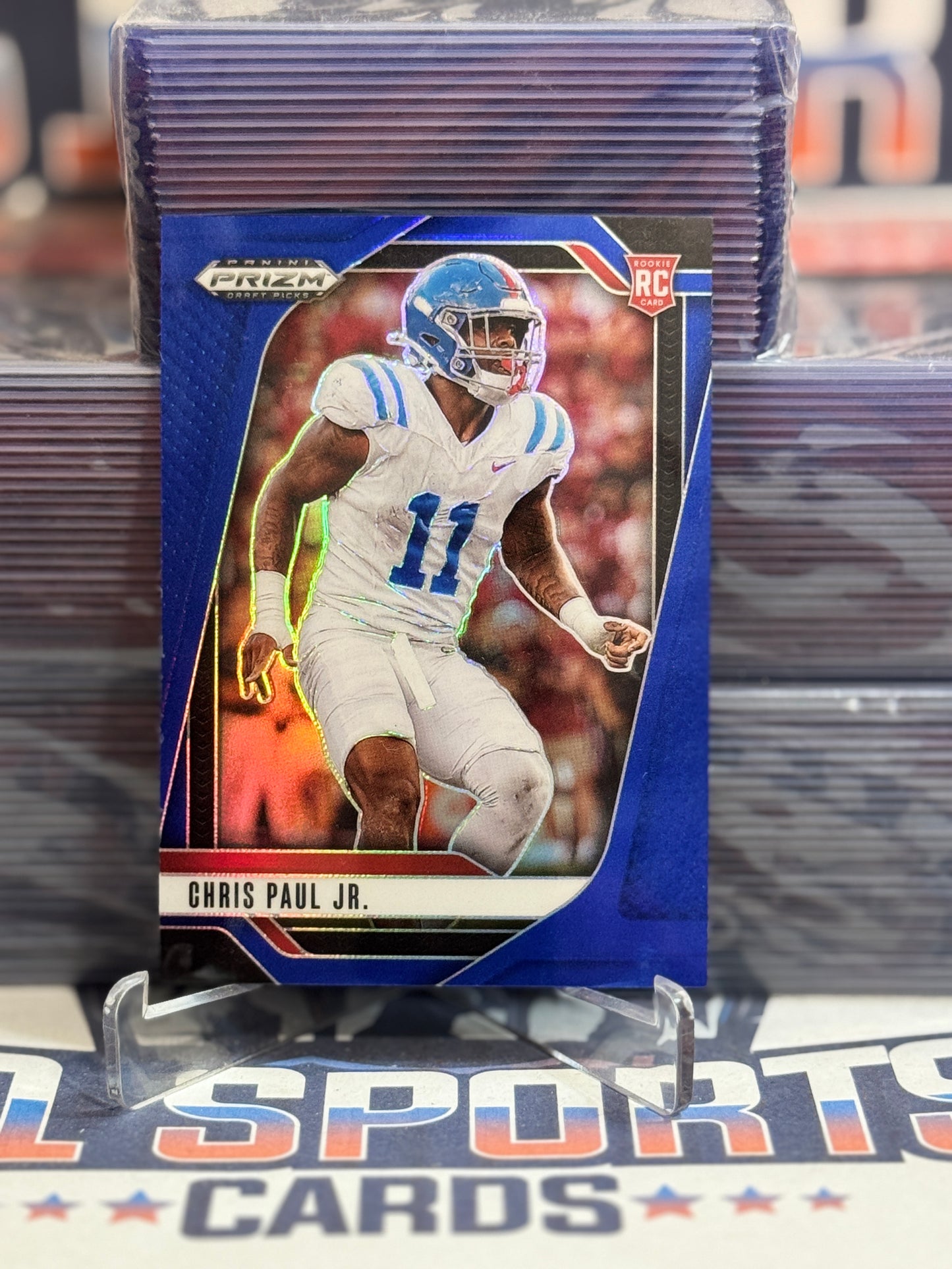2025 Panini Prizm Draft Picks (Blue Prizm 242/249) Chris Paul Jr. #2