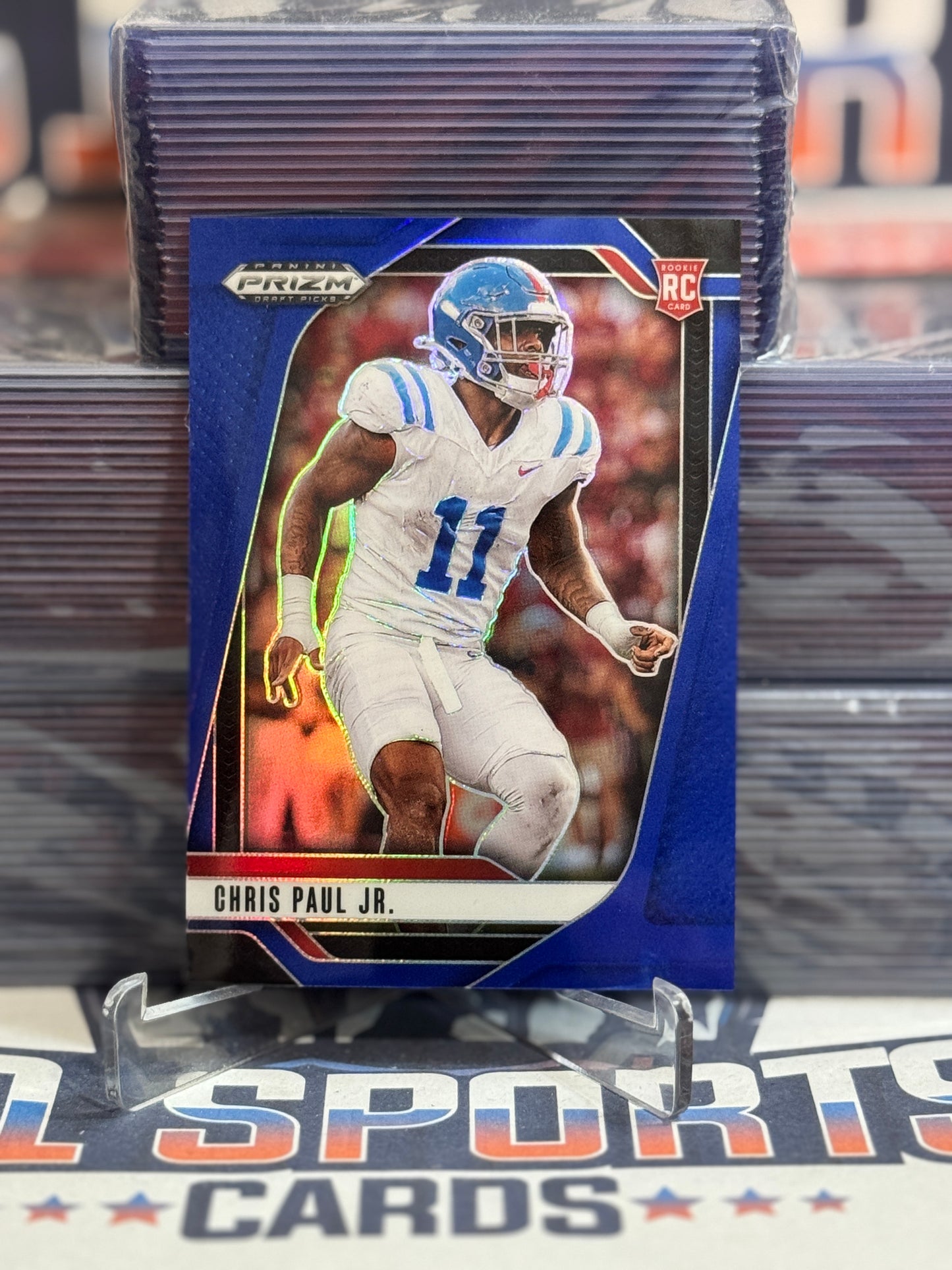 2025 Panini Prizm Draft Picks (Blue Prizm 164/249) Chris Paul Jr. #2