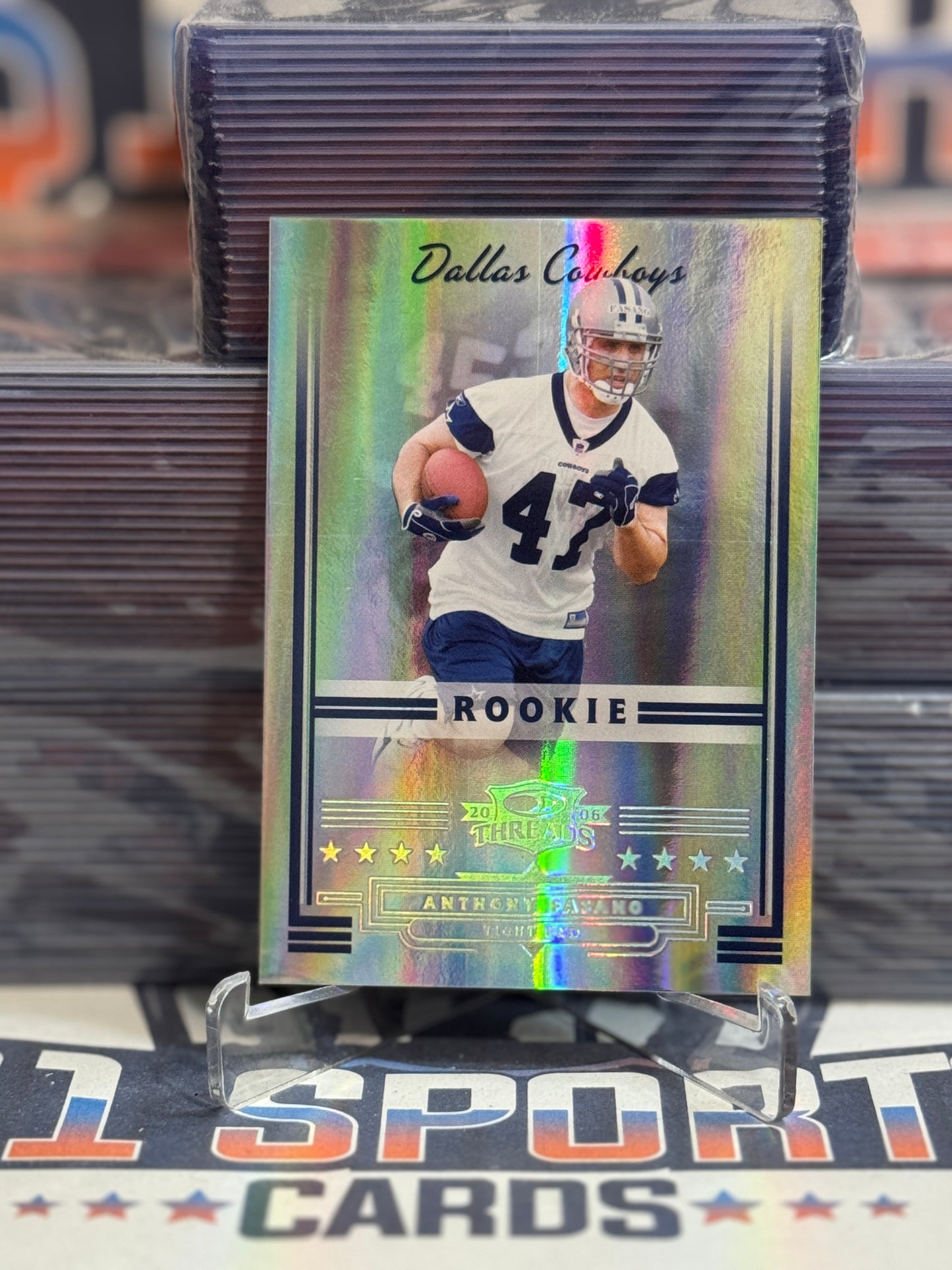 2006 Donruss Threads (Silver Holofoil 96/100) Anthony Fasano Rookie #166