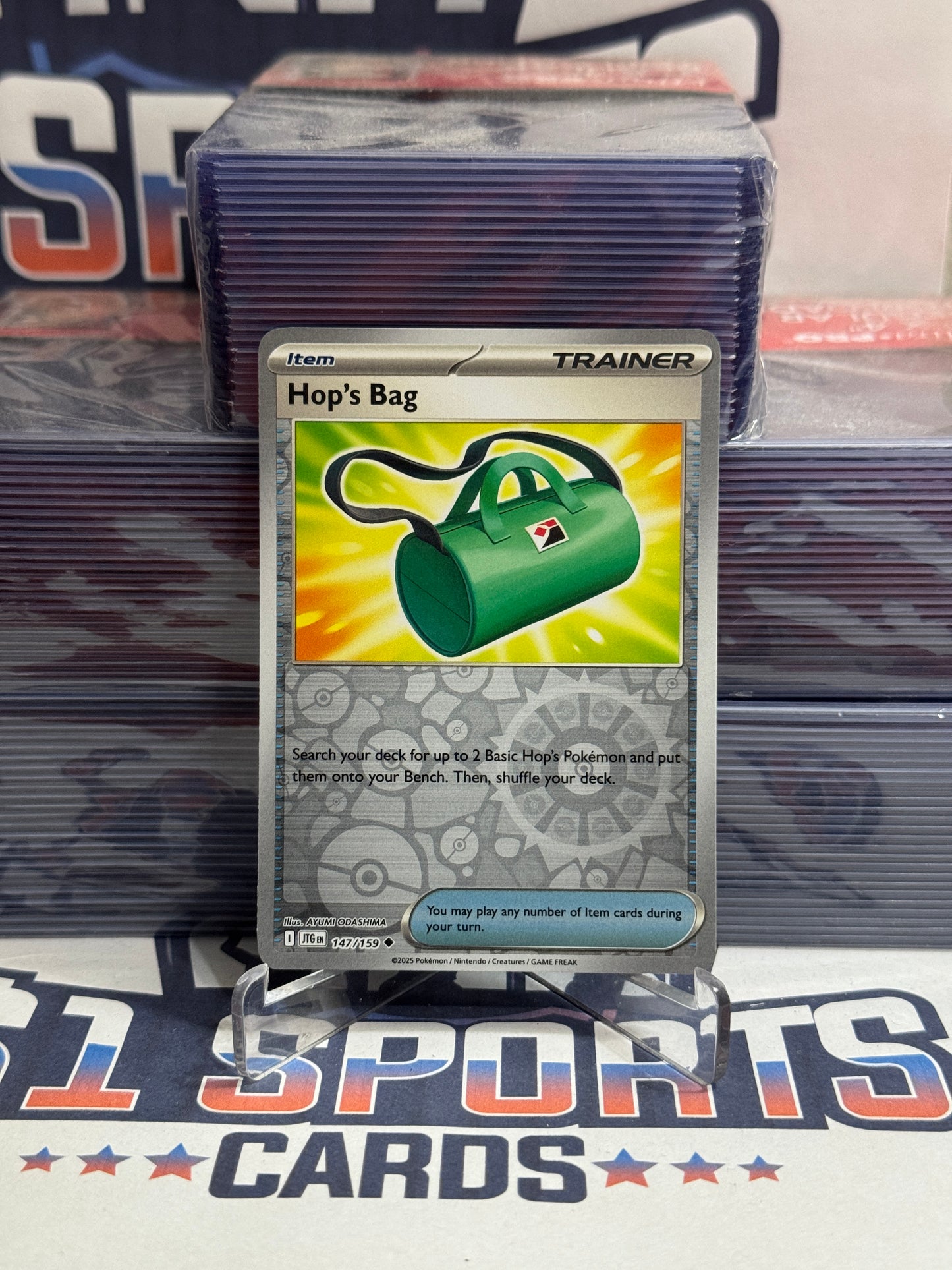 Pokemon TCG: Journey Together - Hop's Bag (Reverse Holo, Uncommon) #147