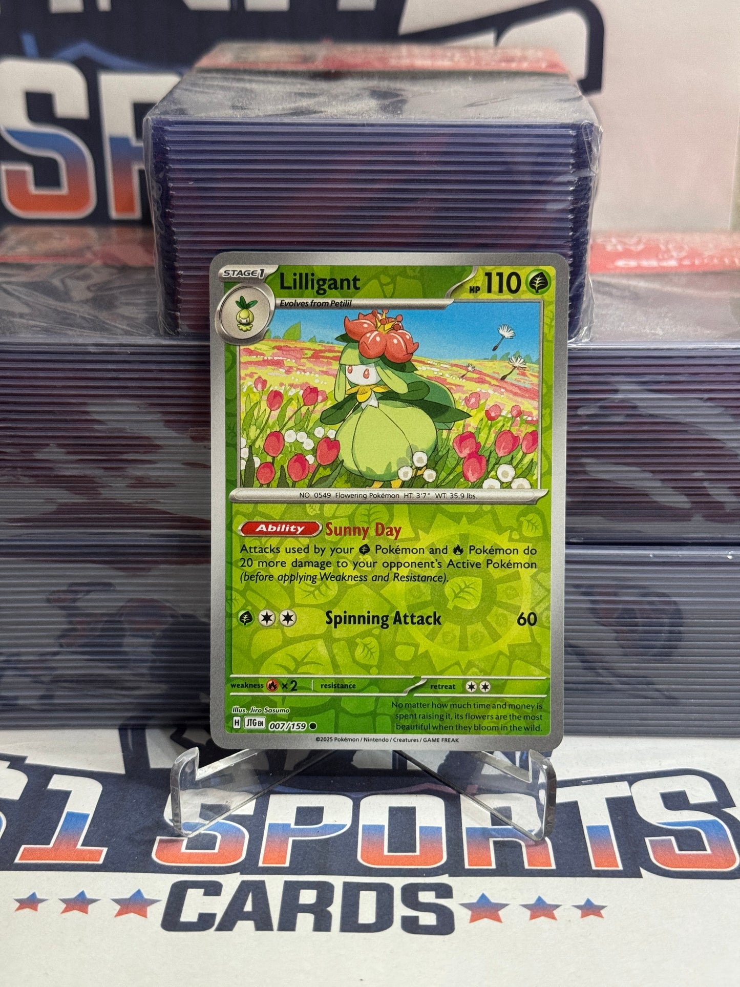 Pokemon TCG: Journey Together - Lilligant (Reverse Holo, Common) #7
