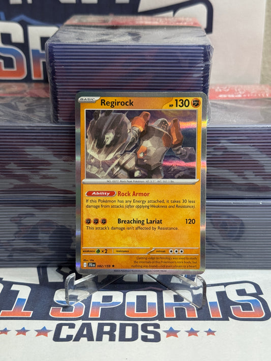 Pokemon TCG: Journey Together - Regirock (Holo, Rare) #82