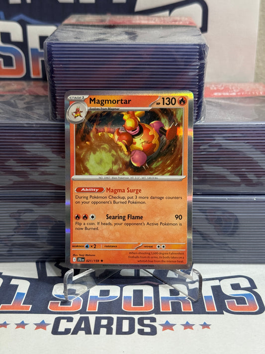 Pokemon TCG: Journey Together - Magmortar (Holo, Rare) #21