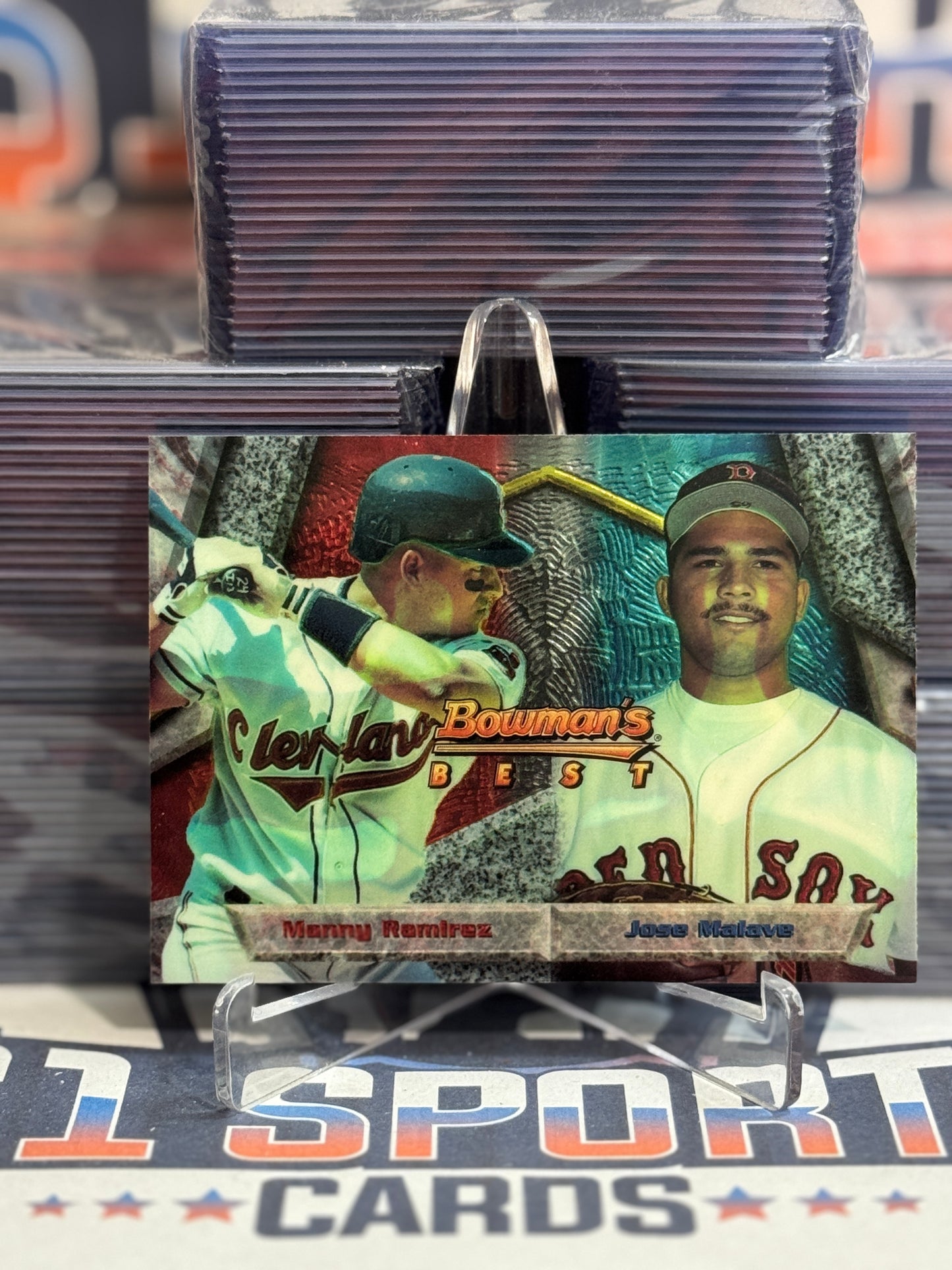 1994 Bowman's Best Manny Ramirez & Jose Malave #107