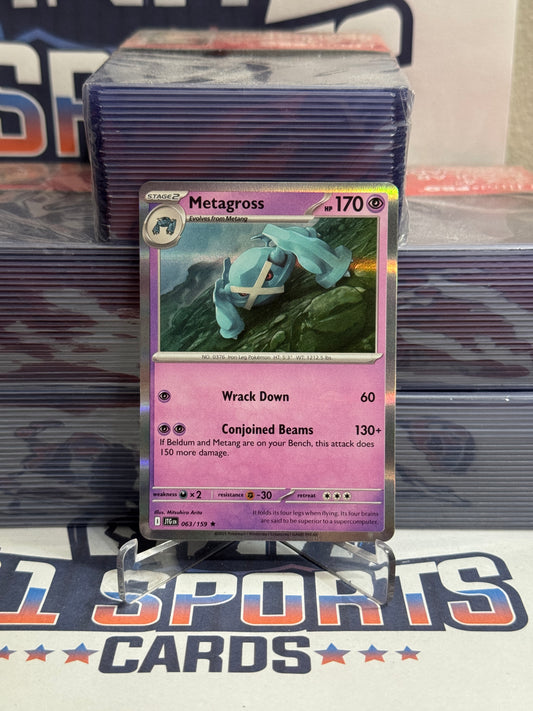 Pokemon TCG: Journey Together - Metagross (Holo, Rare) #63