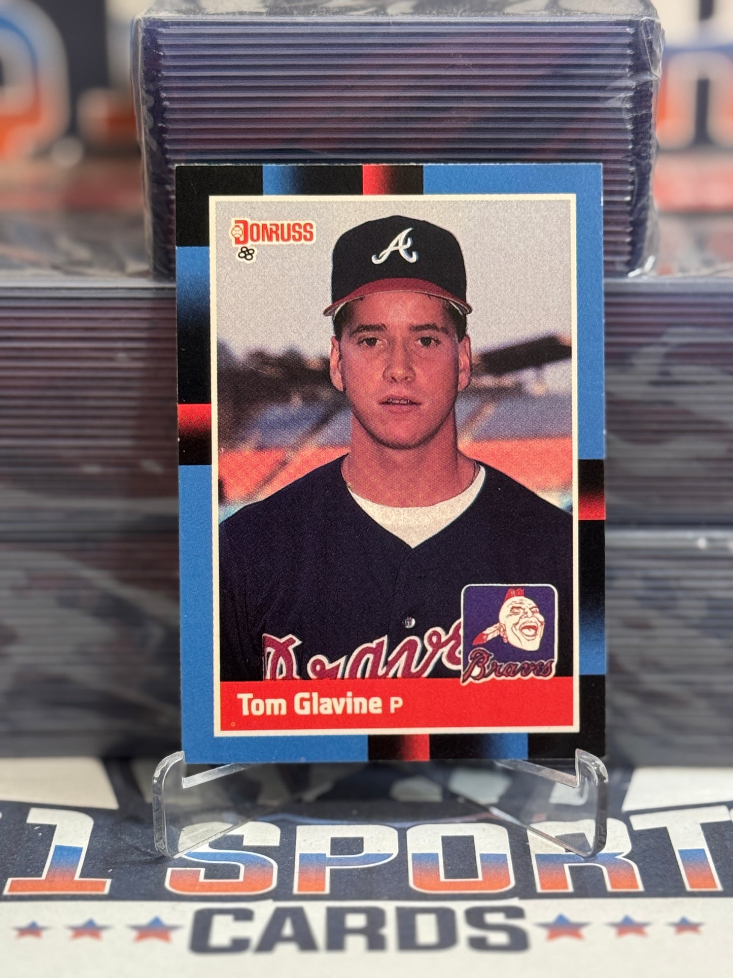 1988 Donruss Tom Glavine Rookie #644 (NM)