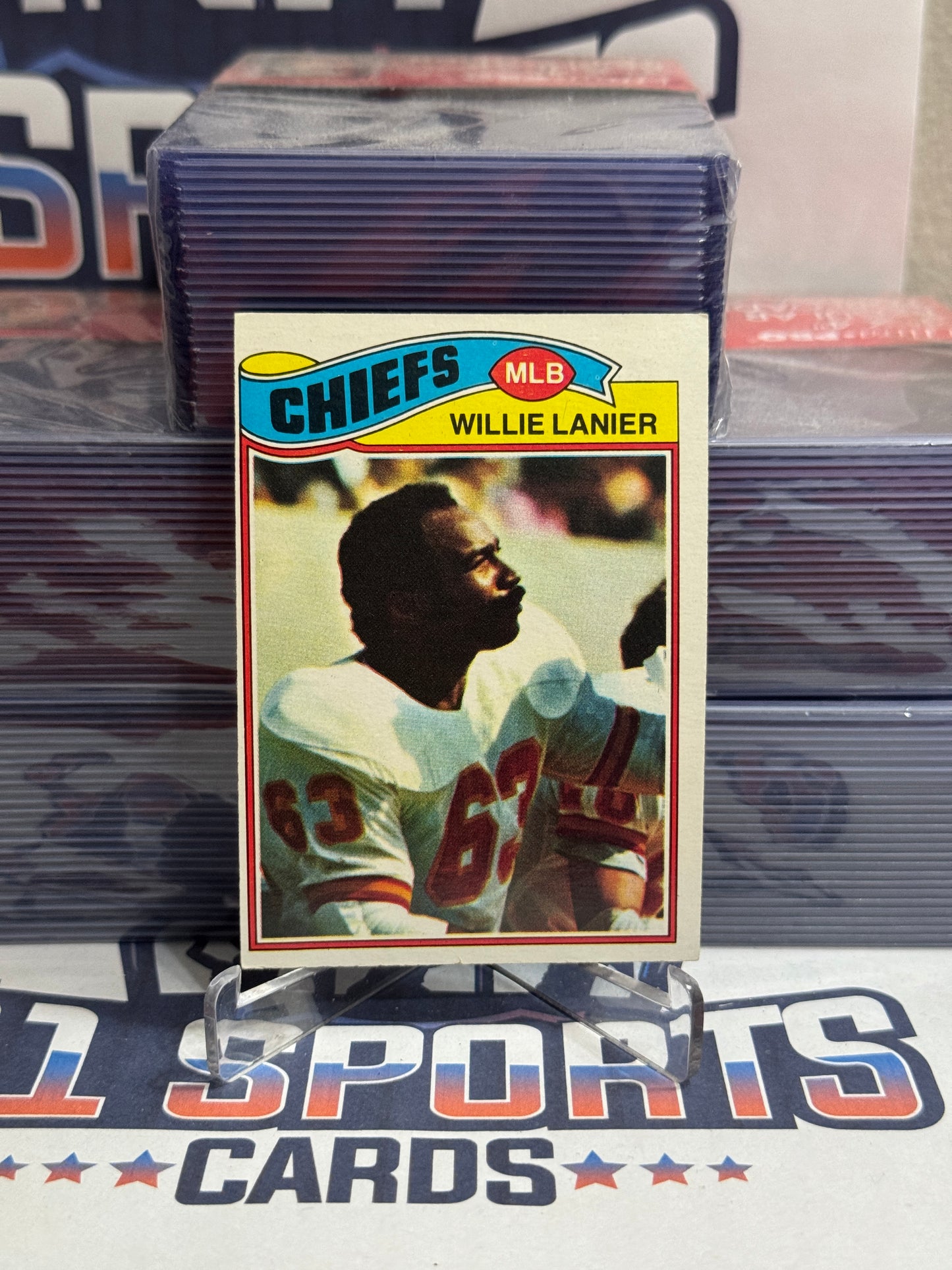 1977 Topps Willie Lanier #155