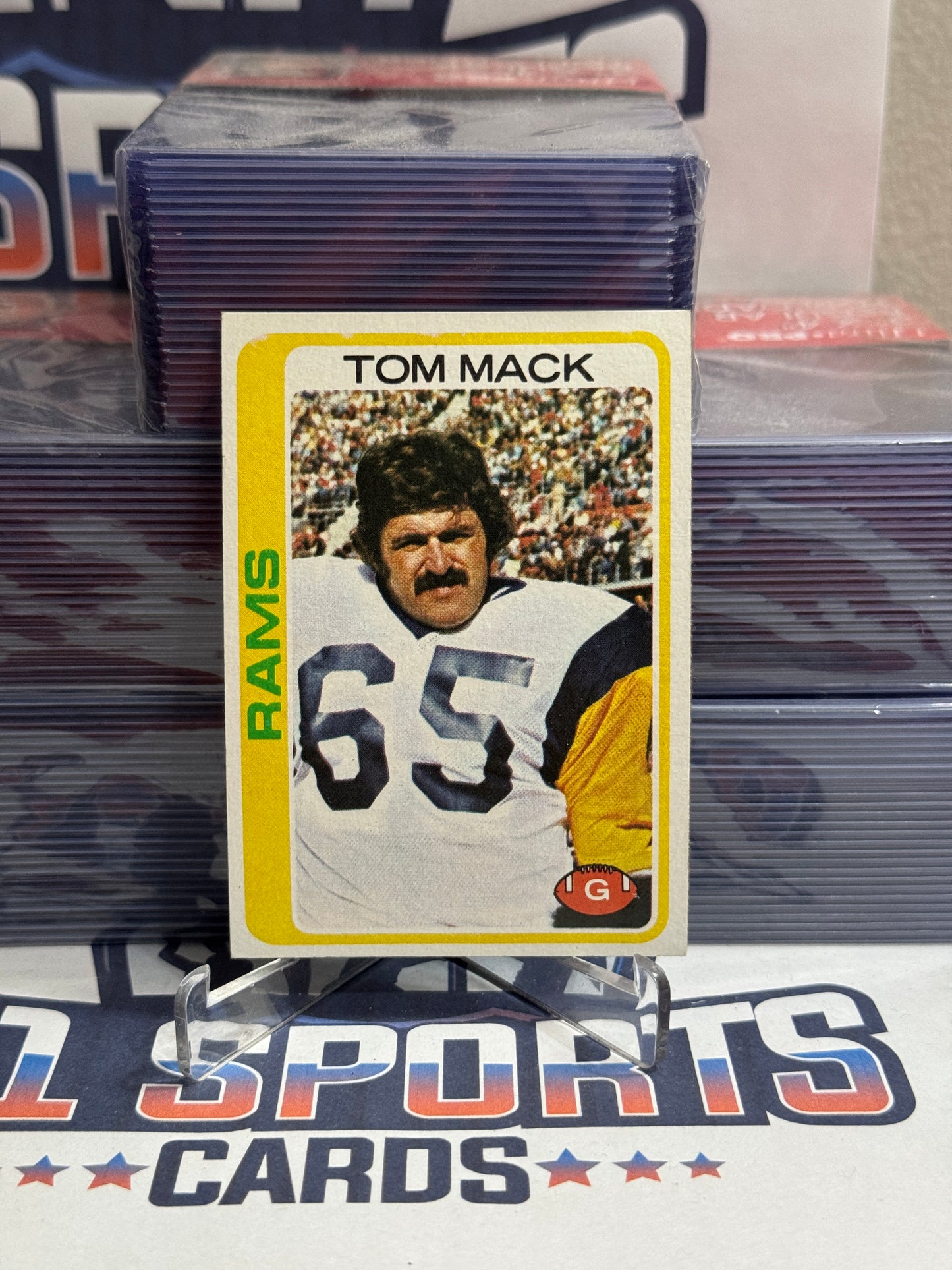 1978 Topps Tom Mack #80