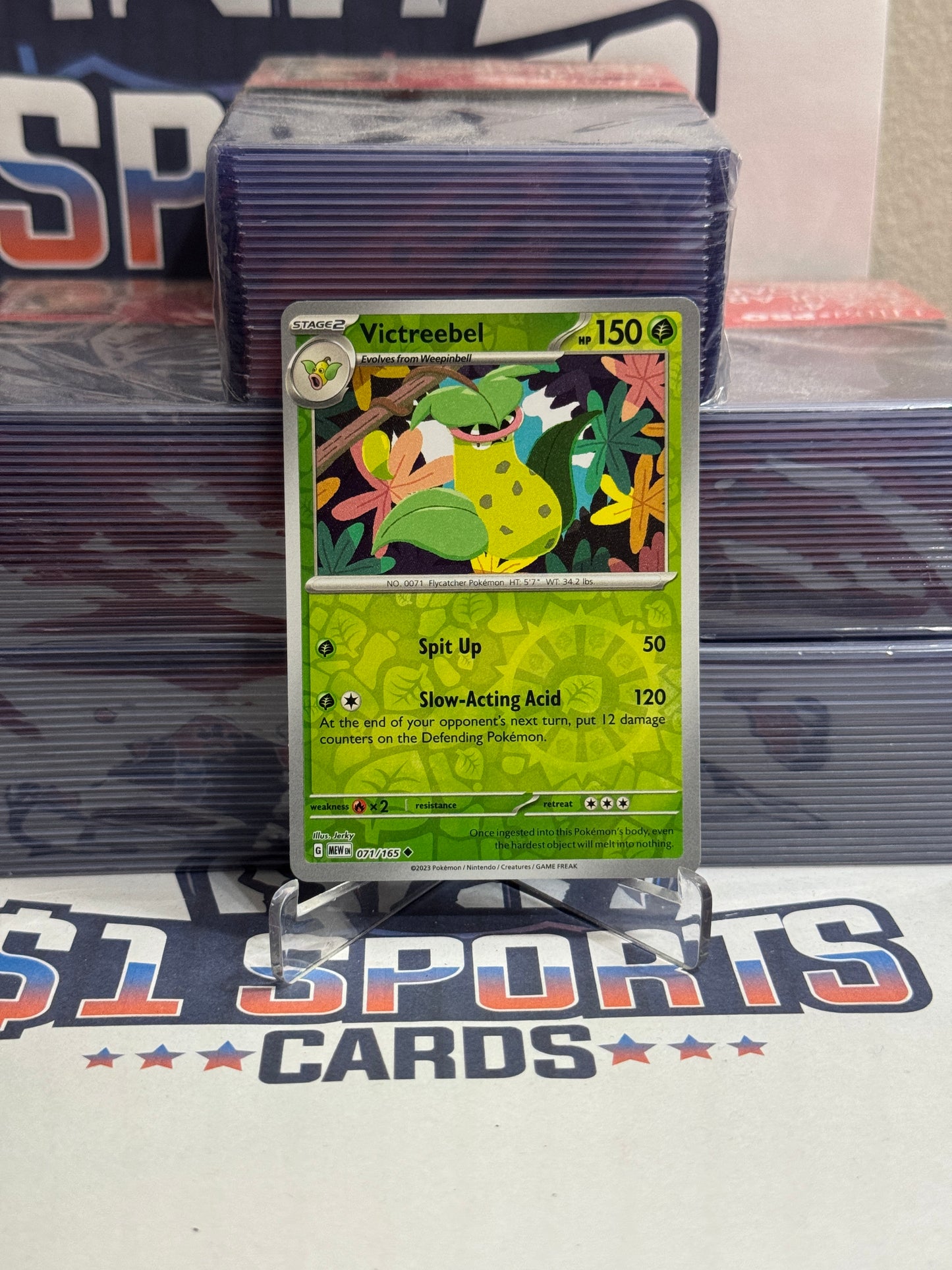 Pokemon TCG: Scarlet & Violet 151 - Victreebel (Reverse Holo, Uncommon) #71