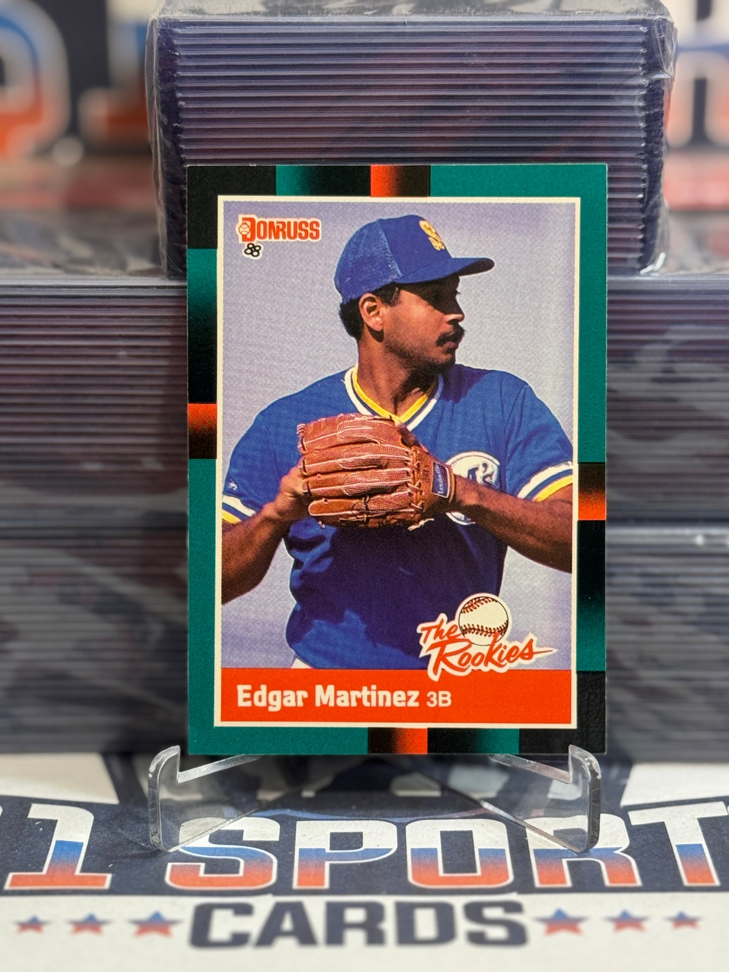 1988 Donruss (The Rookies) Edgar Martinez #36