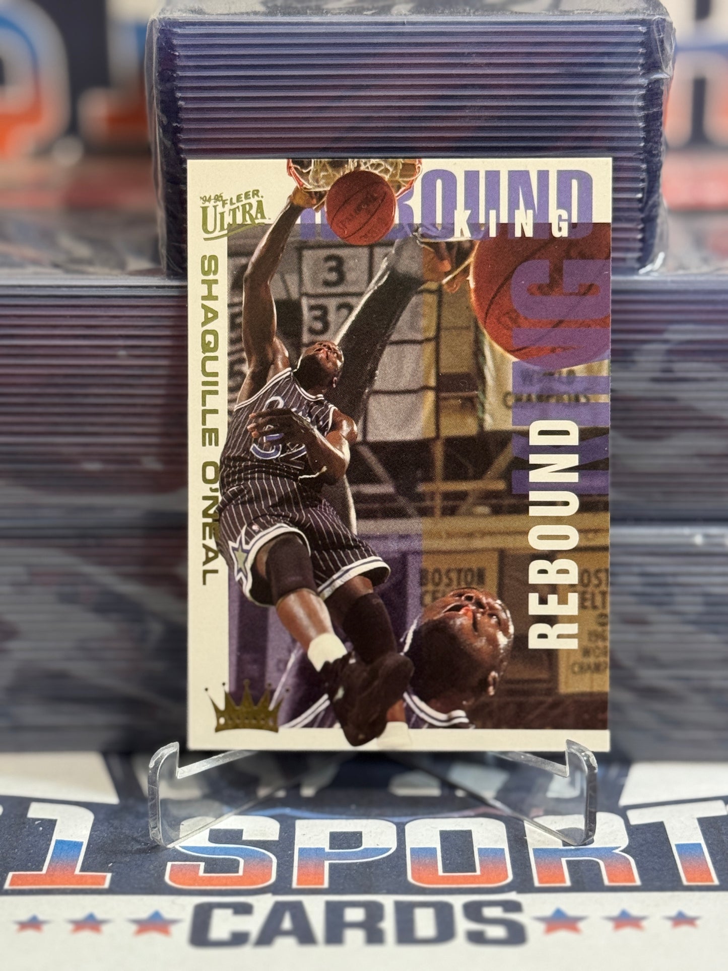 1995 Fleer Ultra (Rebounding King) Shaquille O'Neal #7