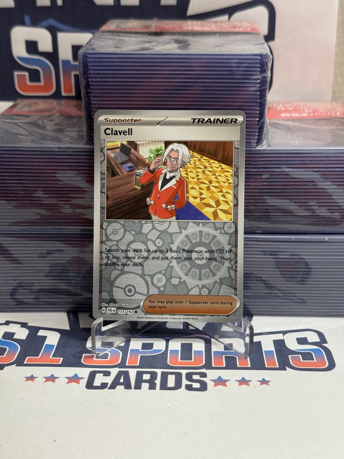 Pokemon TCG: Paldean Fates - Clavell (Reverse Holo, Common) #177