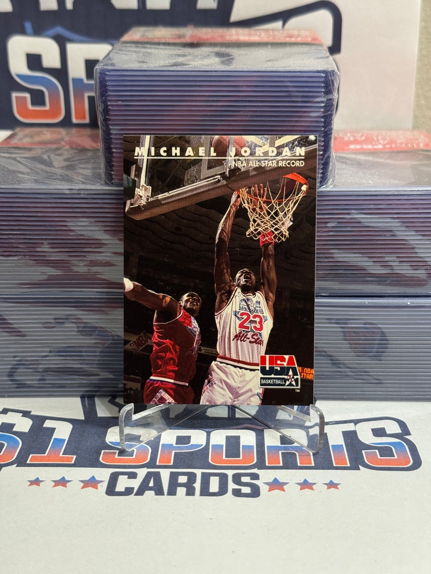 1992 Skybox (All-Star, USAB) Michael Jordan #43