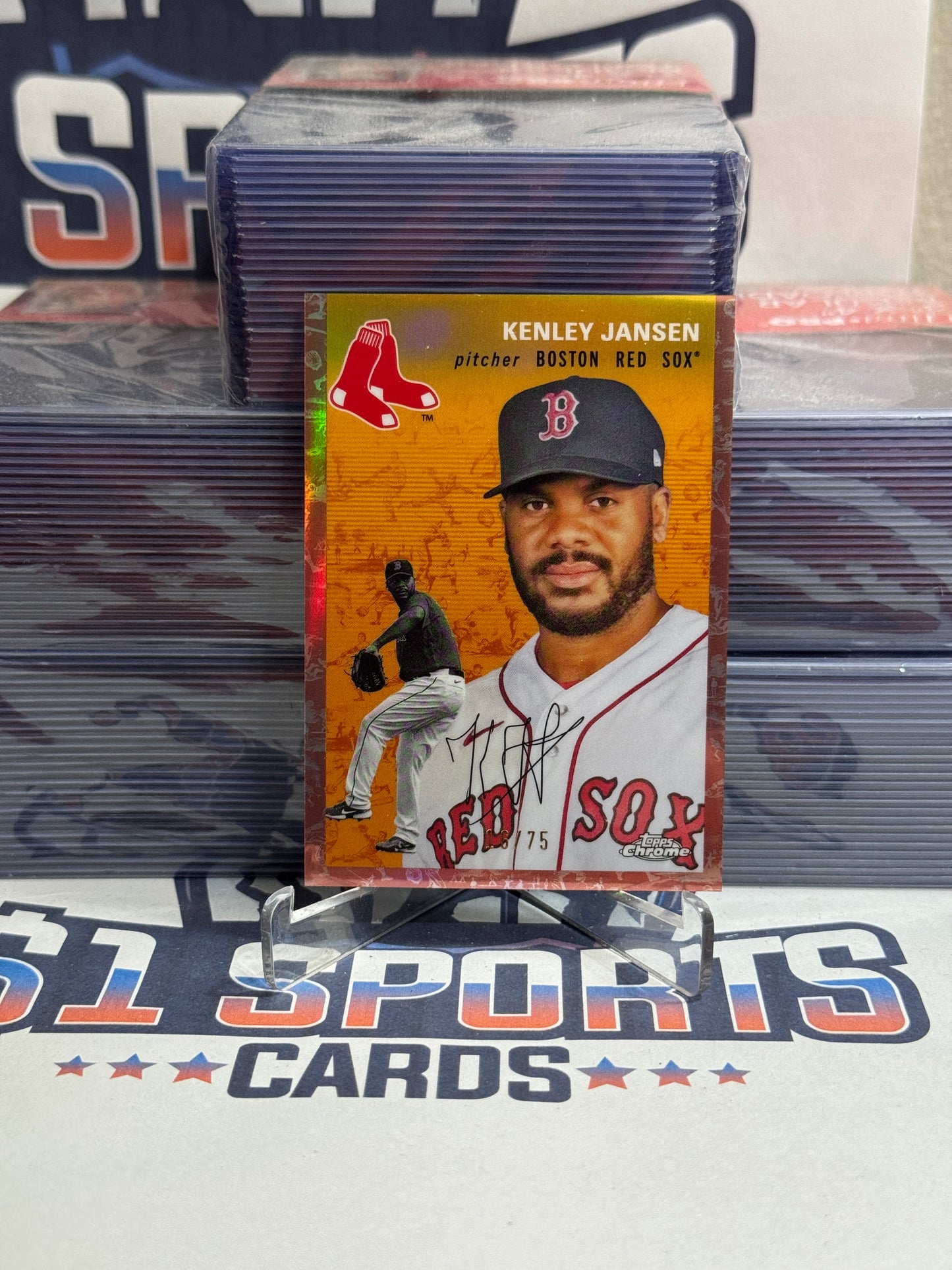 2023 Topps Chrome Platinum (Toile Cream Rose Gold Refractor 16/75) Kelsey Jansen #246