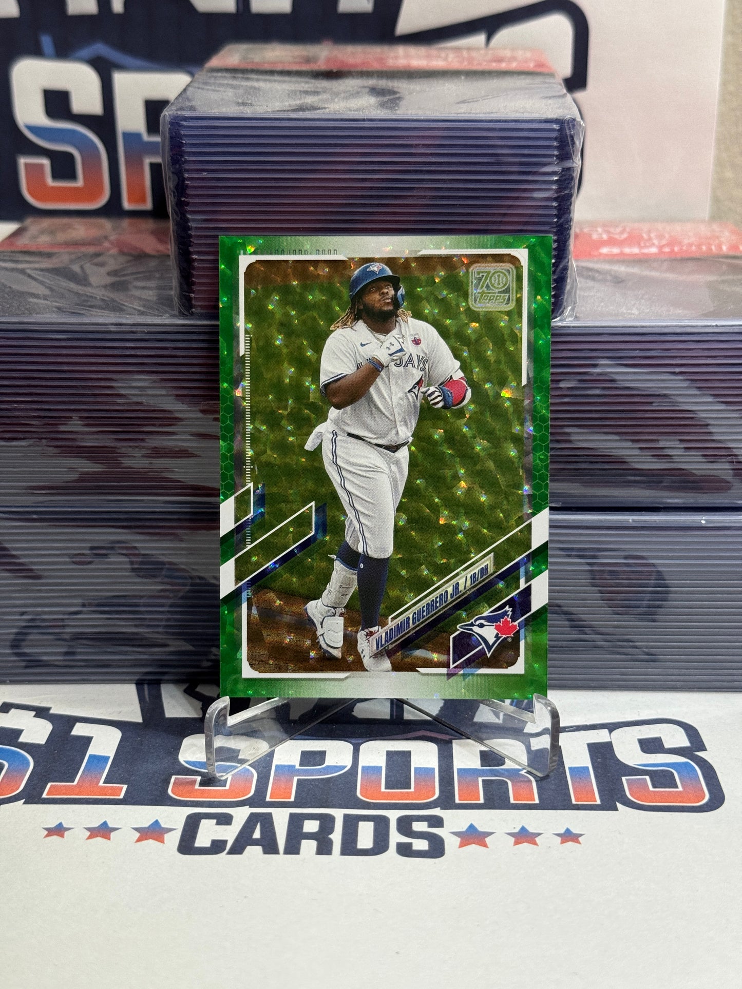 2021 Topps (Green Foil 133/499) Vladimir Guerrero Jr. #224