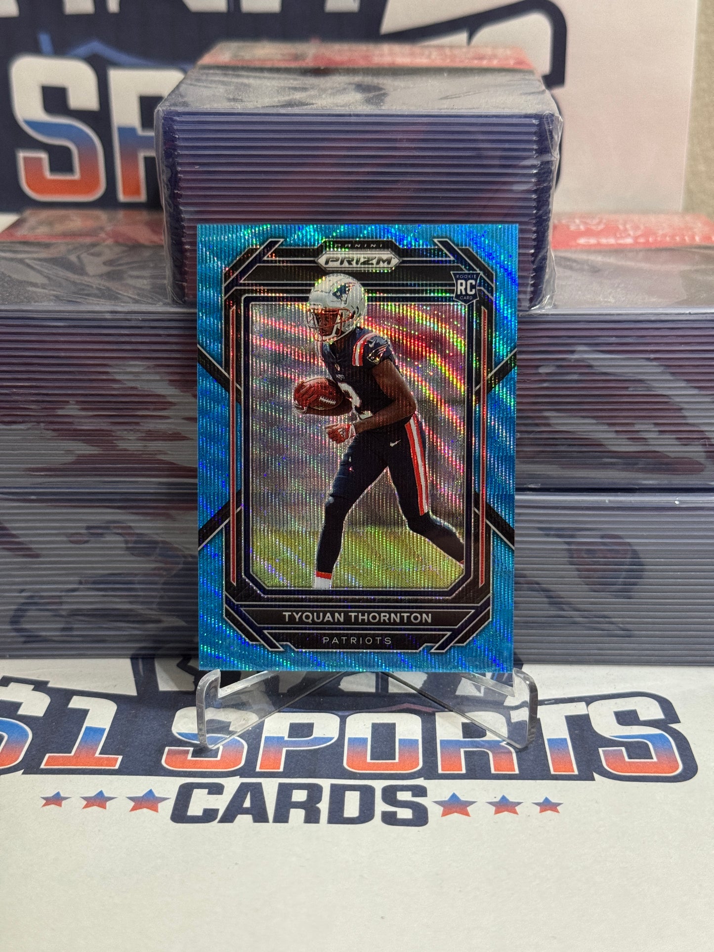 2022 Panini Prizm (Light Blue Prizm 72/199) Tyquan Thornton Rookie #328