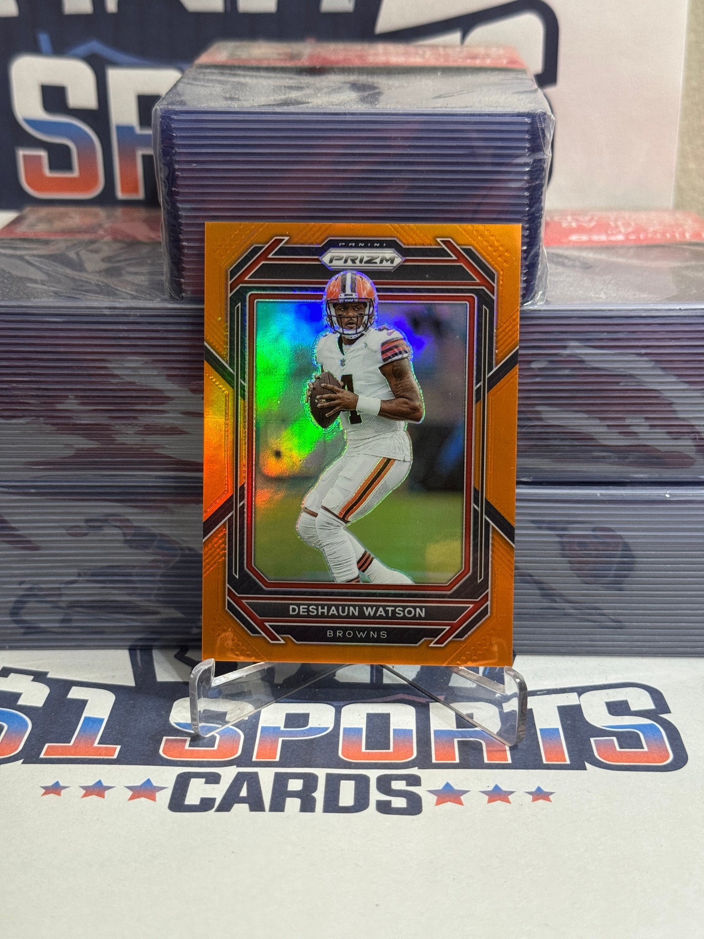 2021 Panini Prizm (Orange Prizm 248/249) Deshaun Watson #66