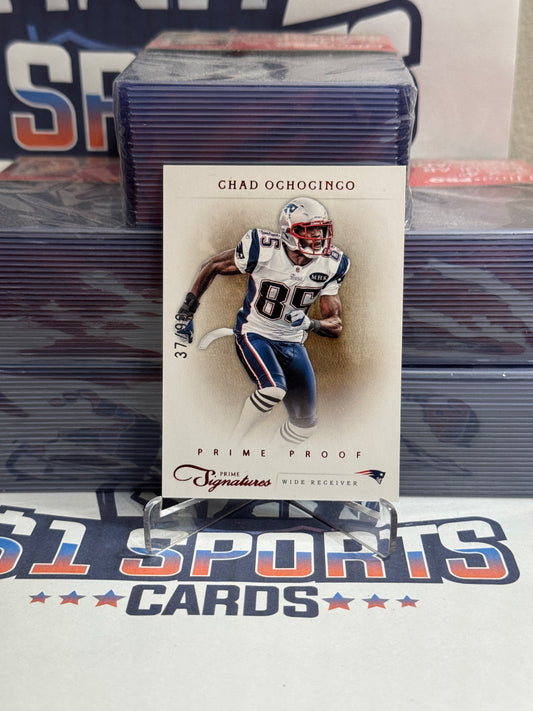 2012 Panini Prime Signatures (Red 37/99) Chad Ochocinco Johnson #28