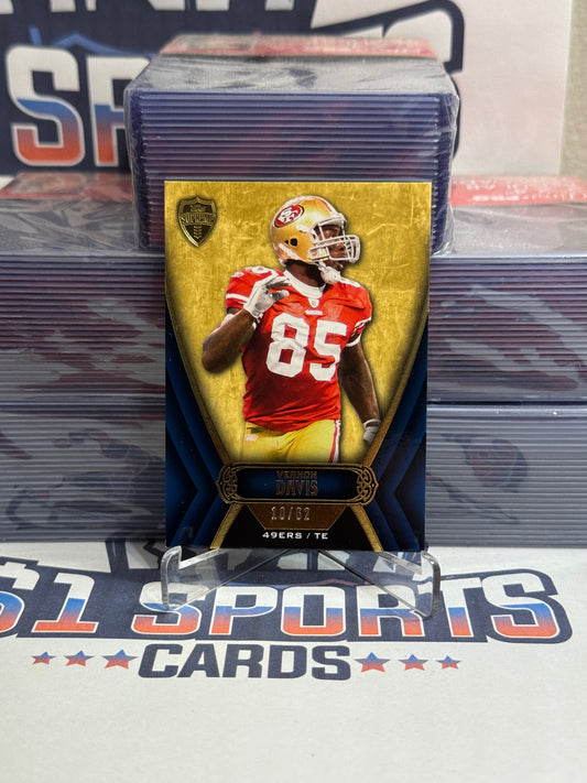 2010 Topps Supreme (Gold 10/62) Vernon Davis #60