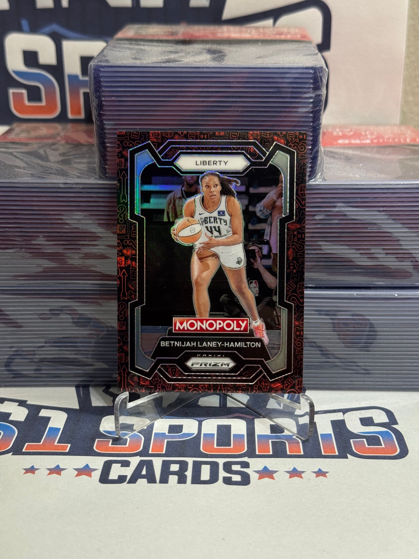2024 Panini Prizm Monopoly WNBA (Red Icon Prizm) Betnijah Laney-Hamilton #31