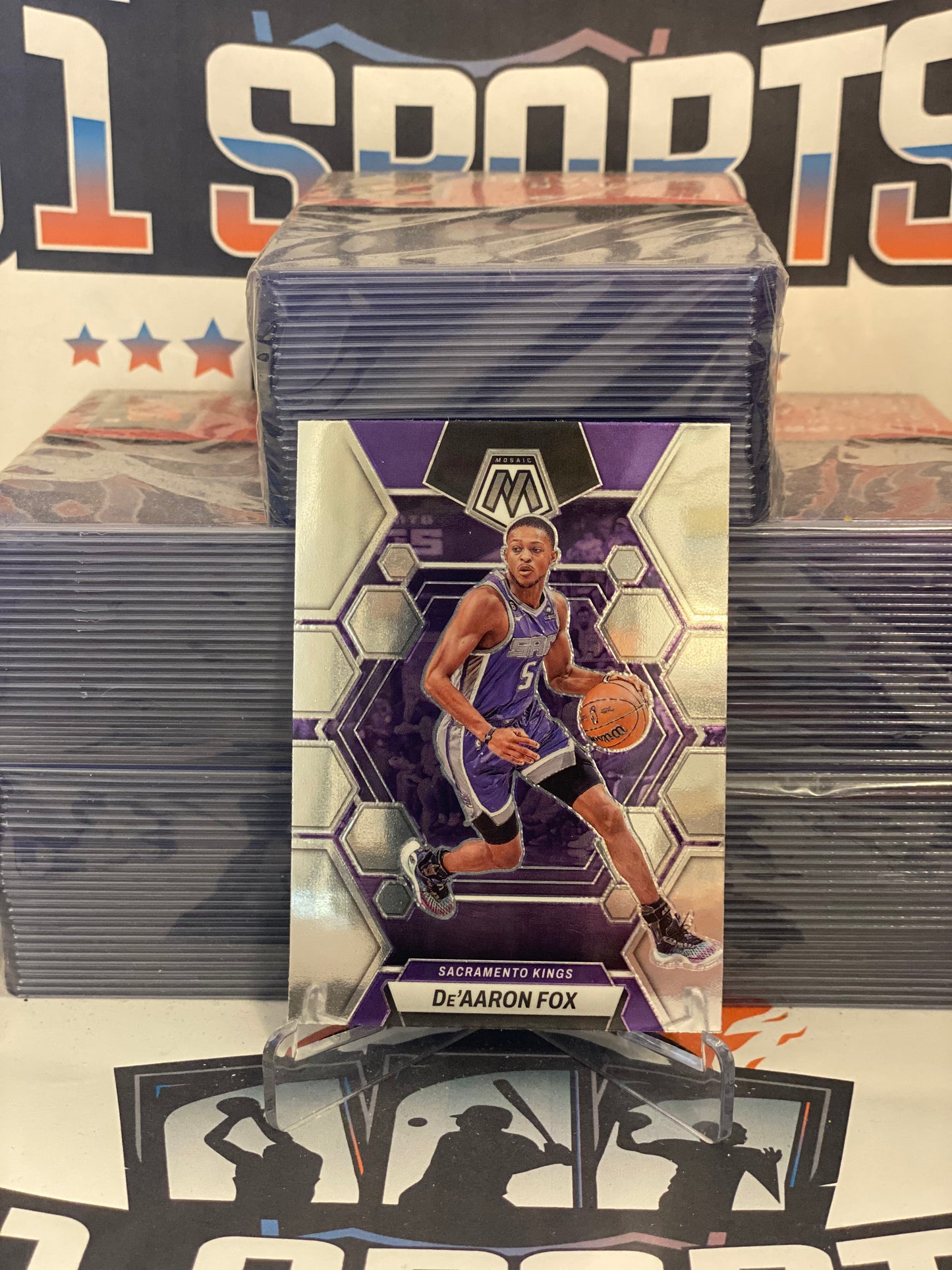 2022 Panini Mosaic De'Aaron Fox #181