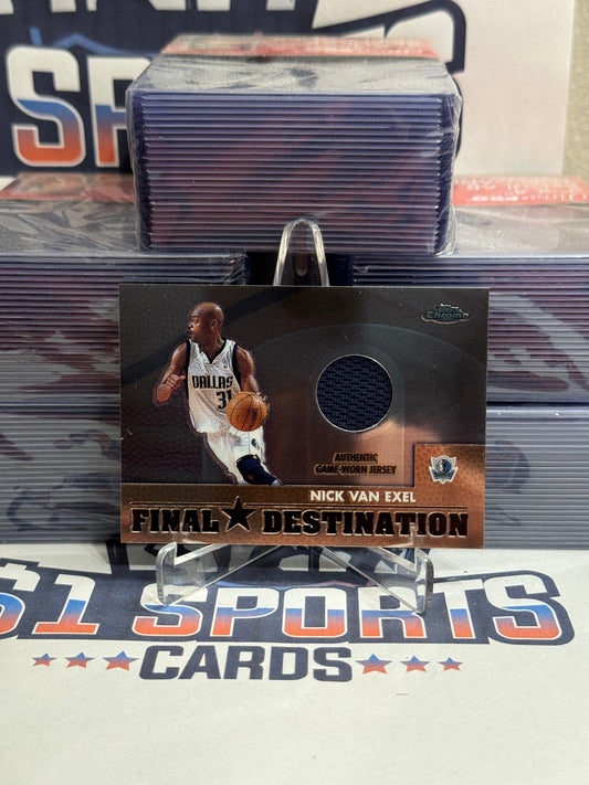 2003 Topps Chrome (Final Destination Relic) Nick Van Exel #FD-NV