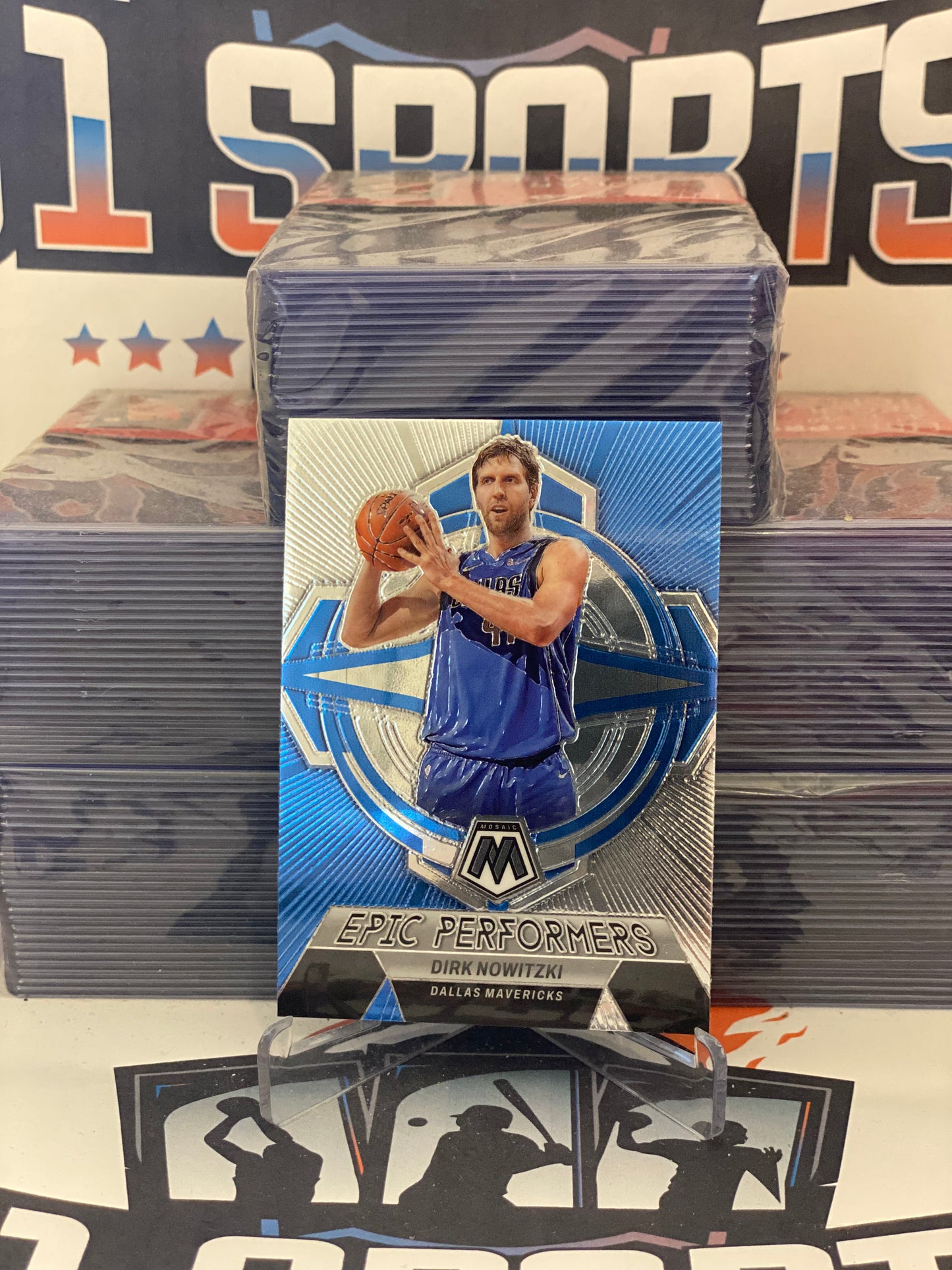 2022 Panini Mosaic (Epic Performers) Dirk Nowitzki #12
