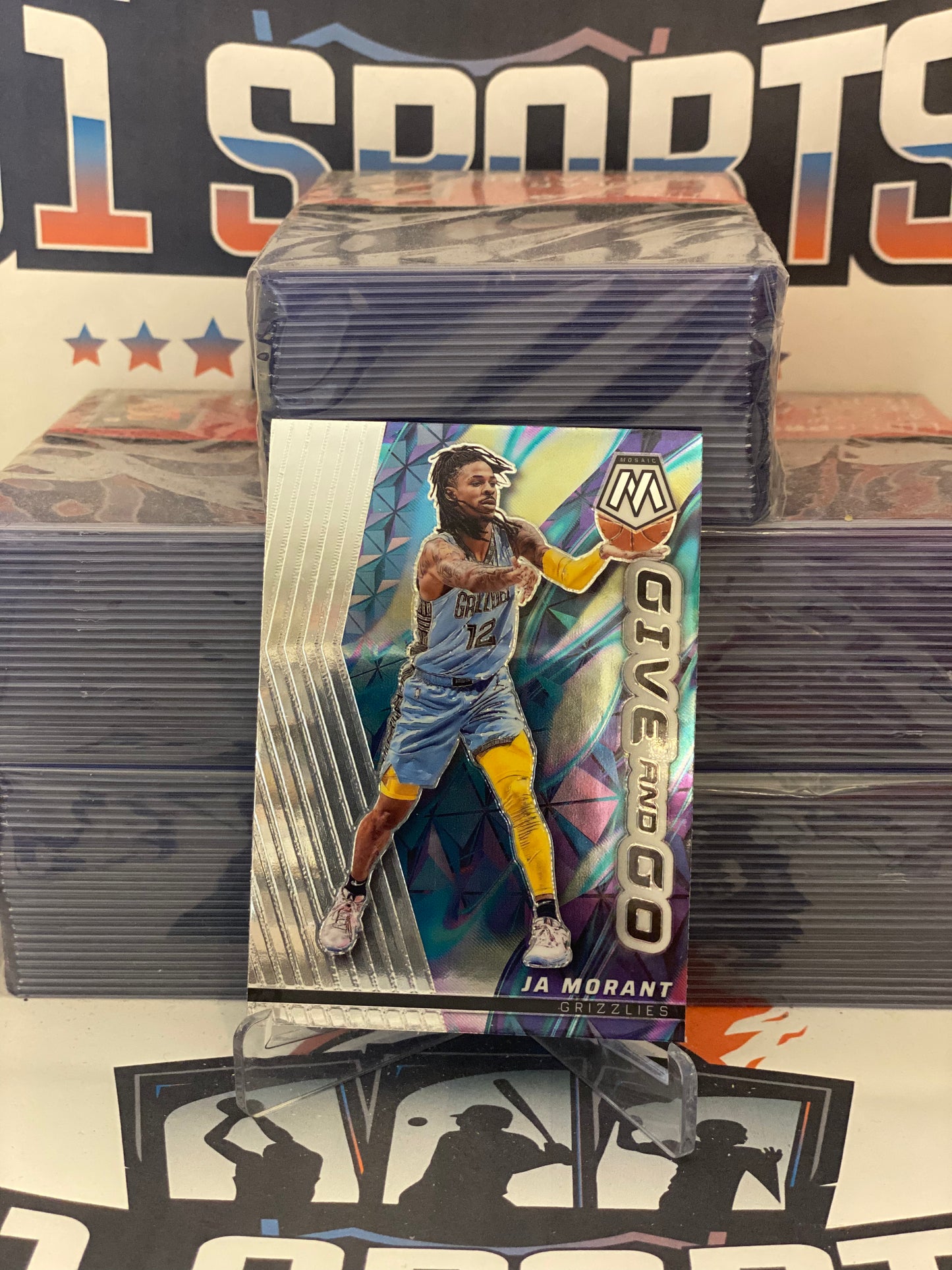 2022 Panini Mosaic (Give and Go) Ja Morant #9