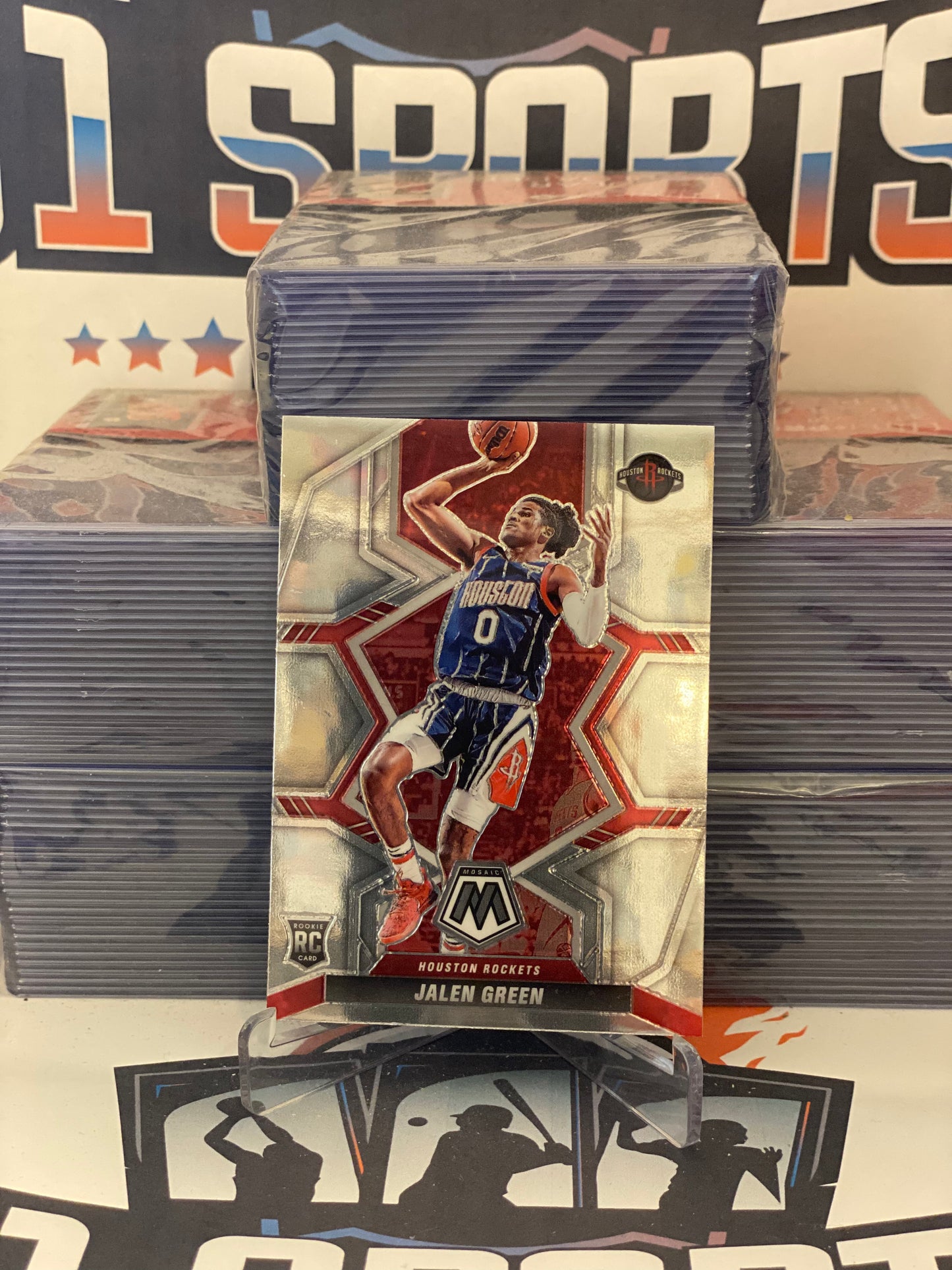 2021 Panini Mosaic Jalen Green Rookie #206